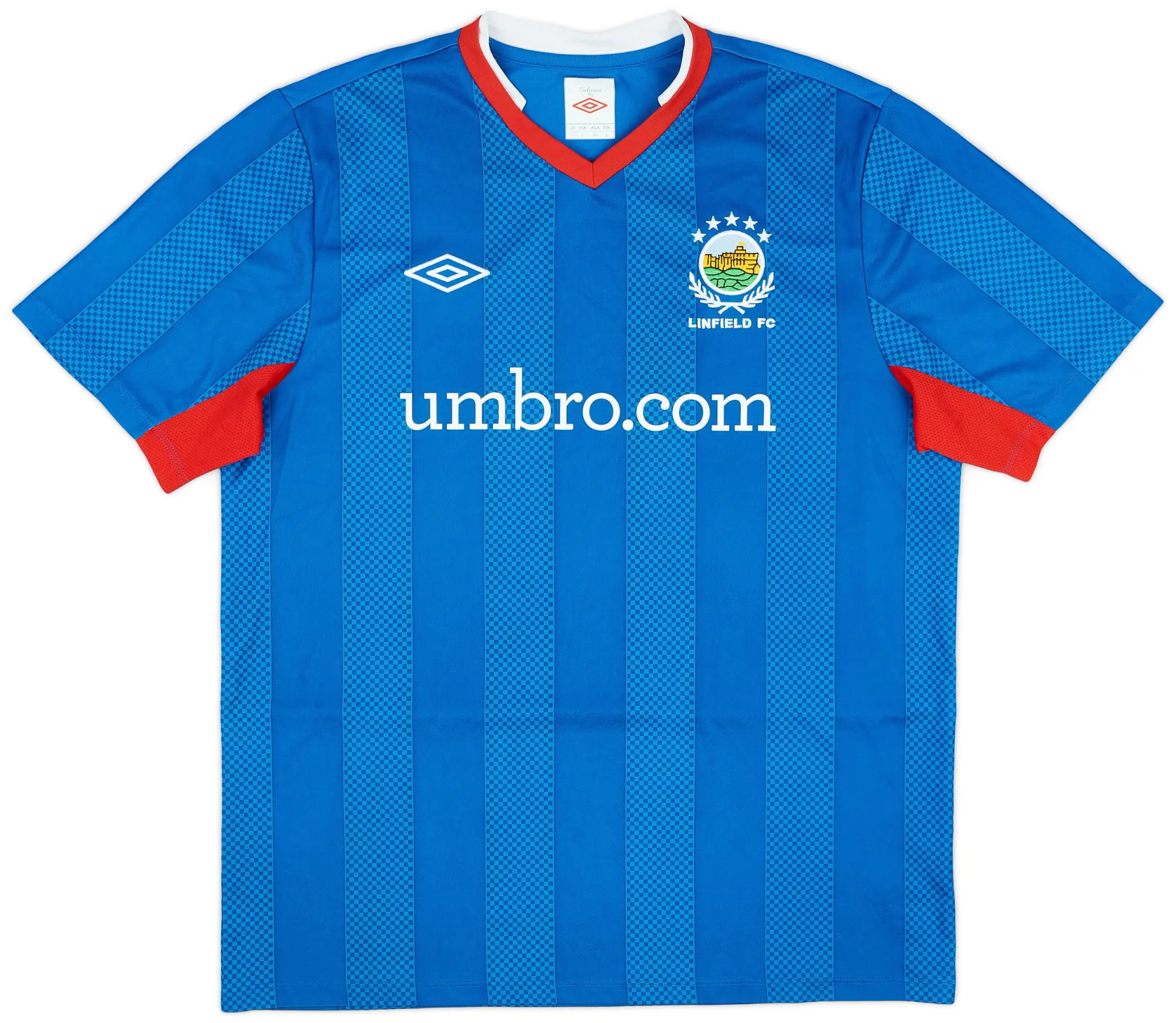 Umbro 2012-13 Linfield Home Shirt - 9/10 - (L)