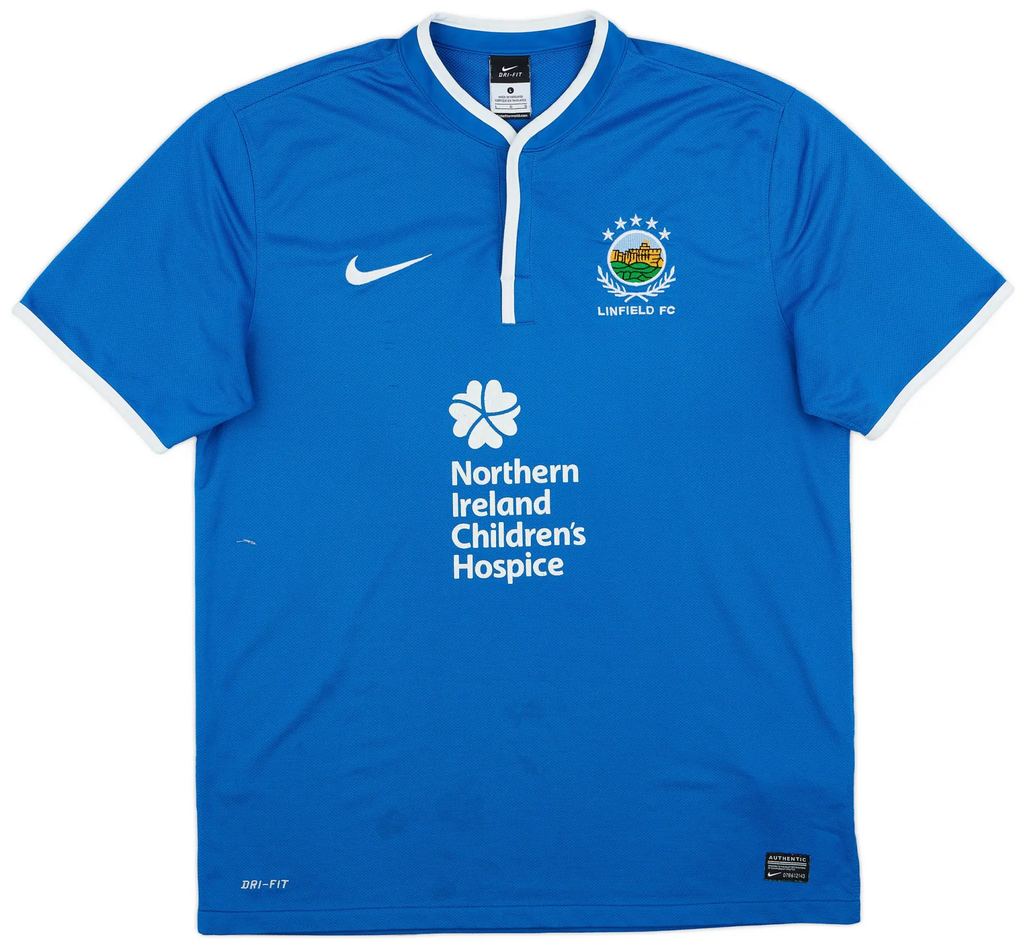Nike 2013-14 Linfield Home Shirt - 7/10 - (L)