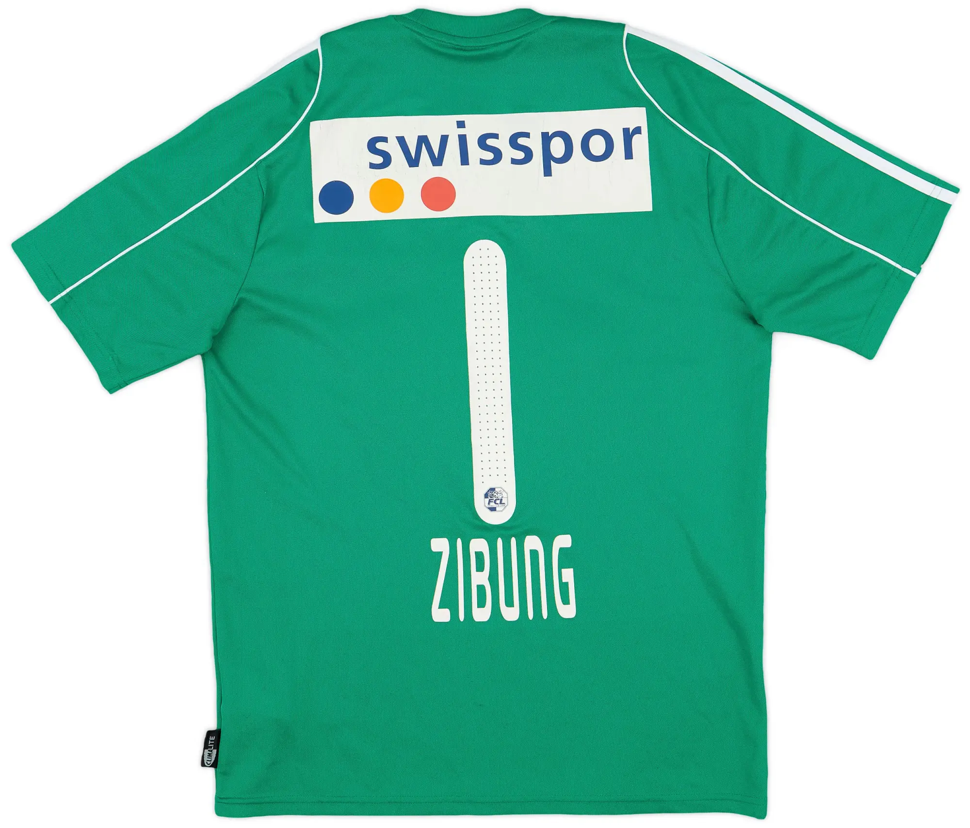 adidas 2009-11 FC Luzern GK S/S Shirt Zibung #1 - 6/10 - (S)