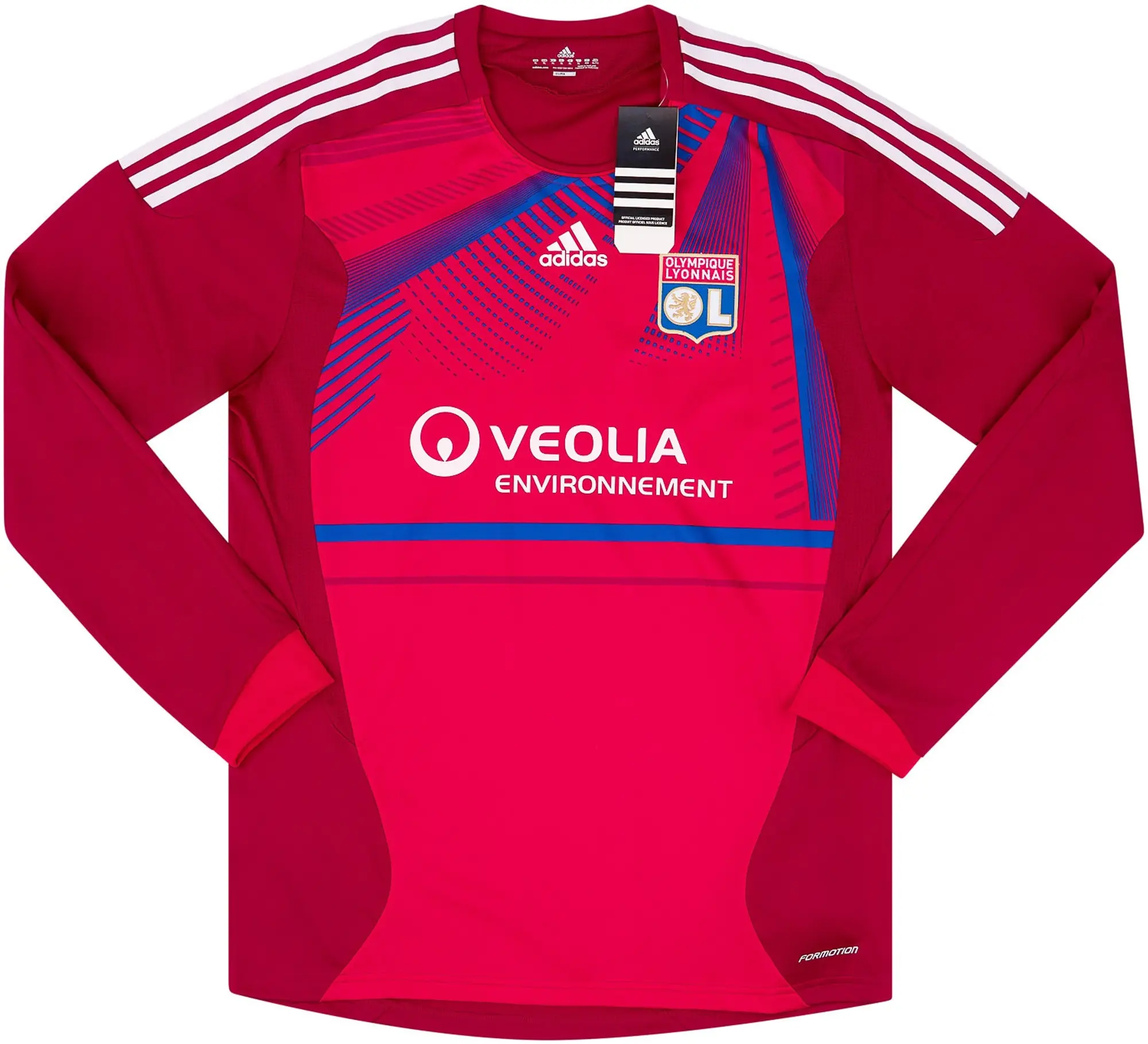 adidas 2011-12 Lyon Player Issue Third L/S Shirt (XL)