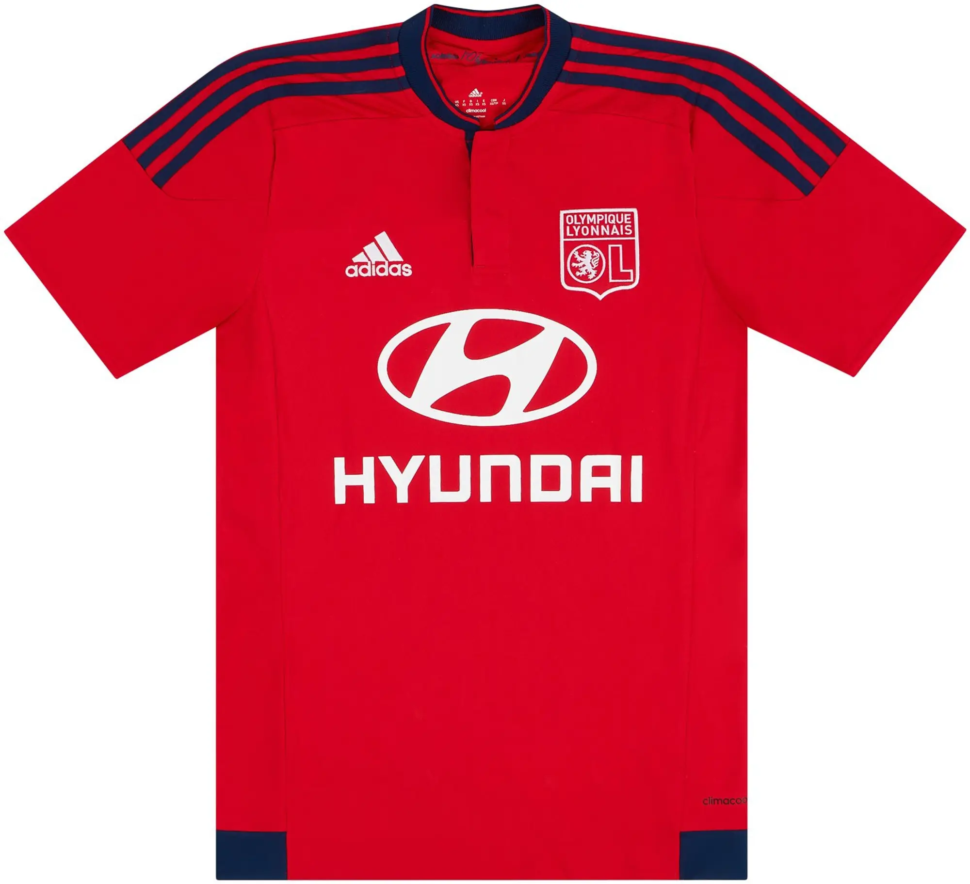 adidas 2015-16 Lyon Away Shirt - 8/10 - (XS)