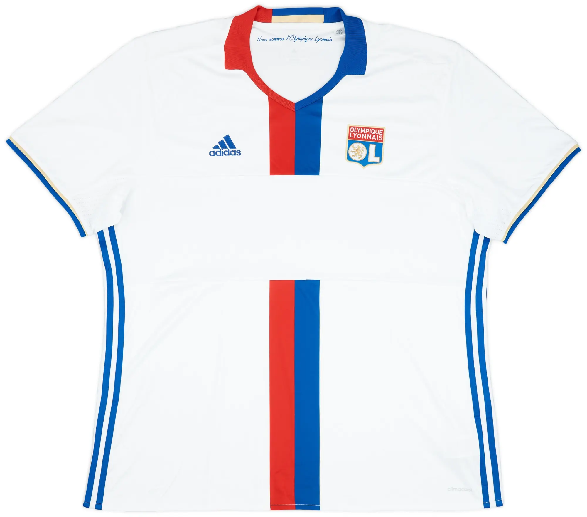 adidas 2016-17 Lyon Home Shirt - 8/10 - (XXL)