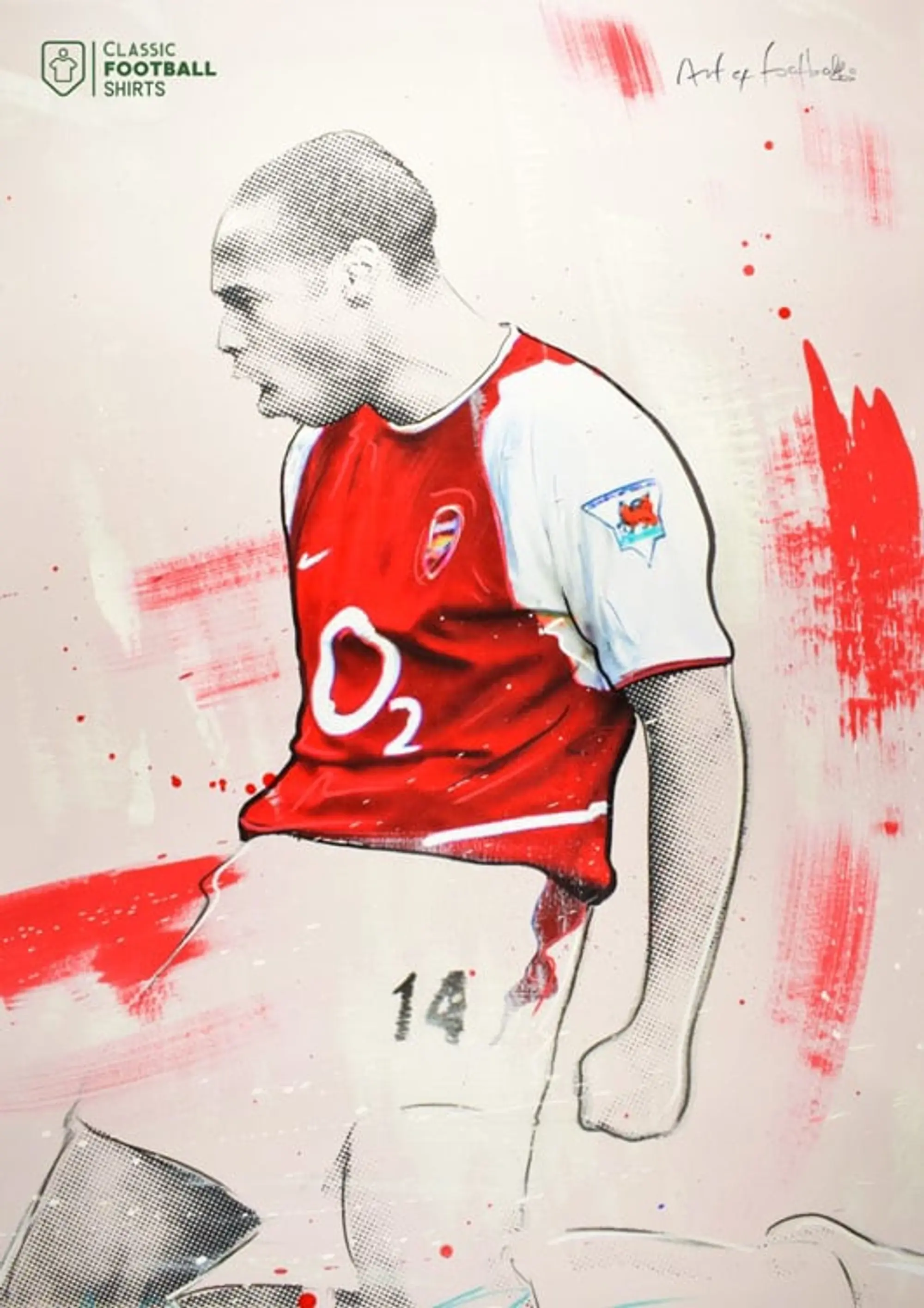 Accessories 2002-04 Arsenal Henry CFS x AoF A3 Print/Poster