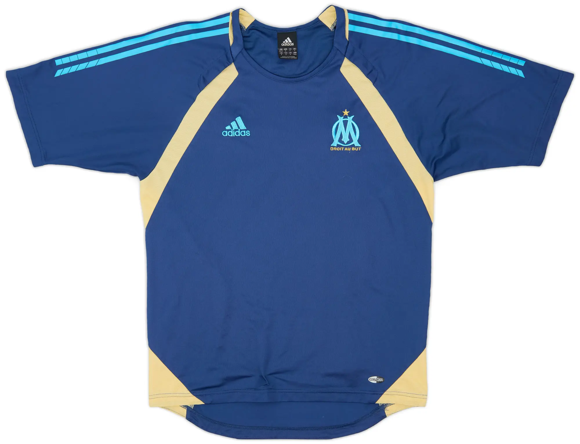 2005-06 Olympique Marseille adidas Training Shirt - 9/10 - (M)