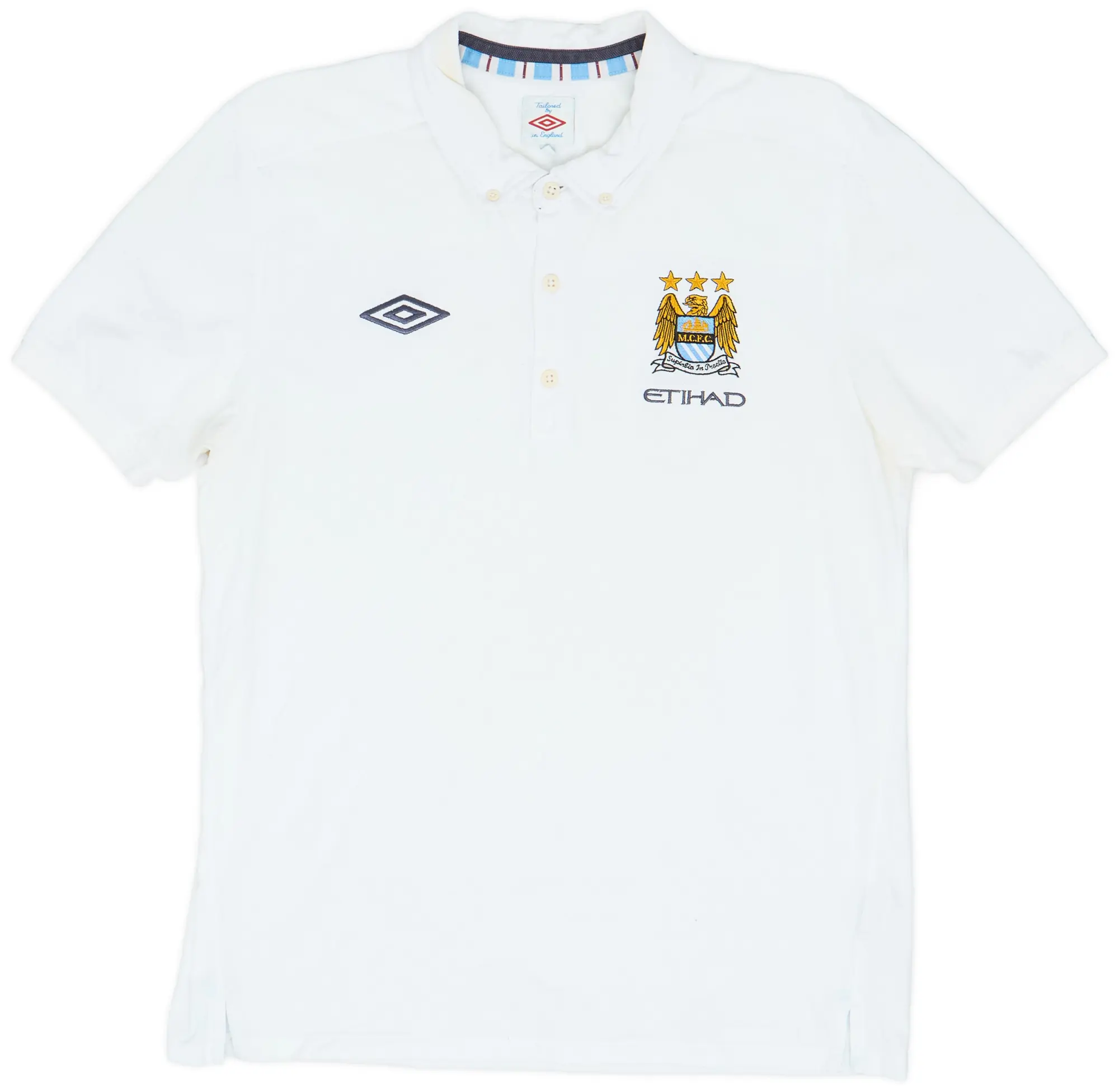 2010-11 Manchester City Umbro Polo Shirt - 9/10 - (L)