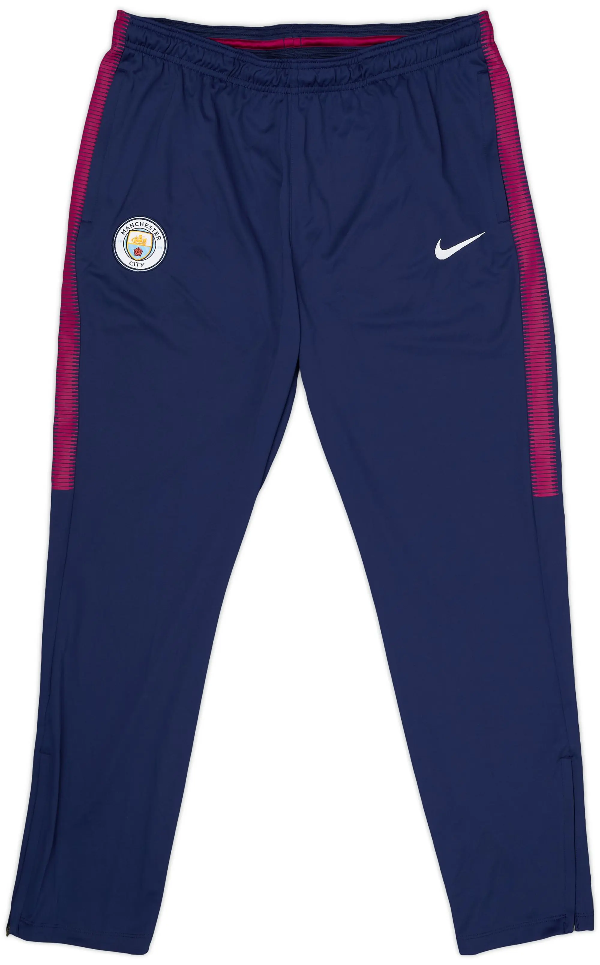 2017-18 Manchester City Nike Track Pants/Bottoms - 8/10 - (L)