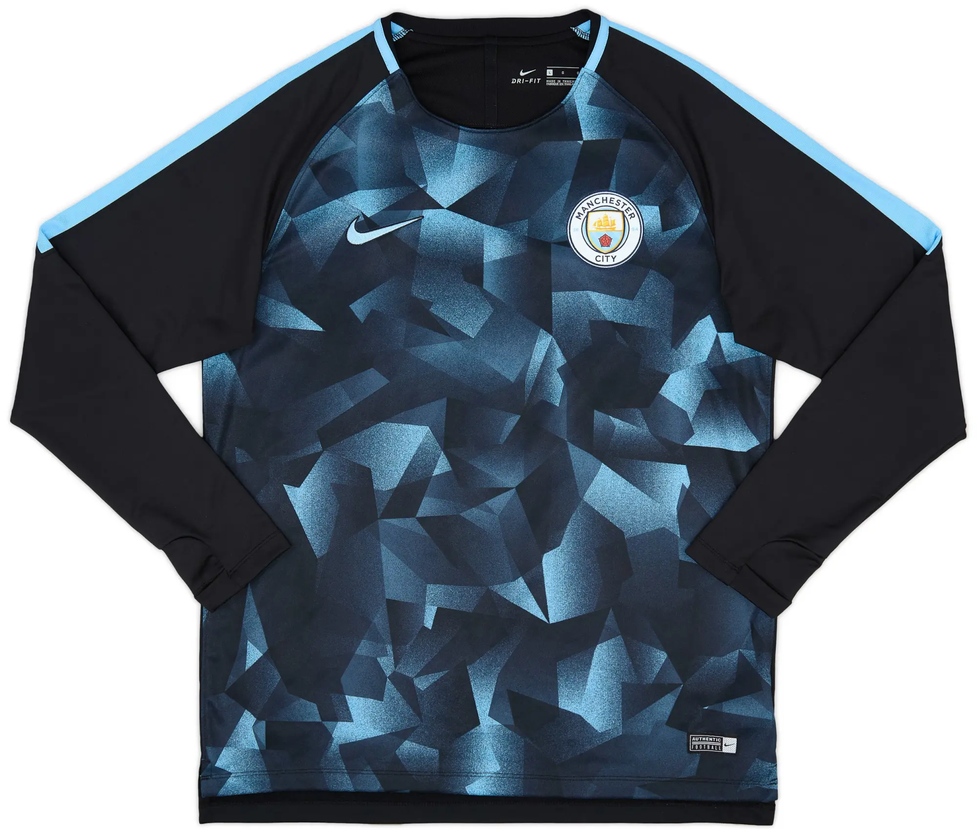 2017-18 Manchester City Nike Track Pants/Bottoms - 8/10 - (L)