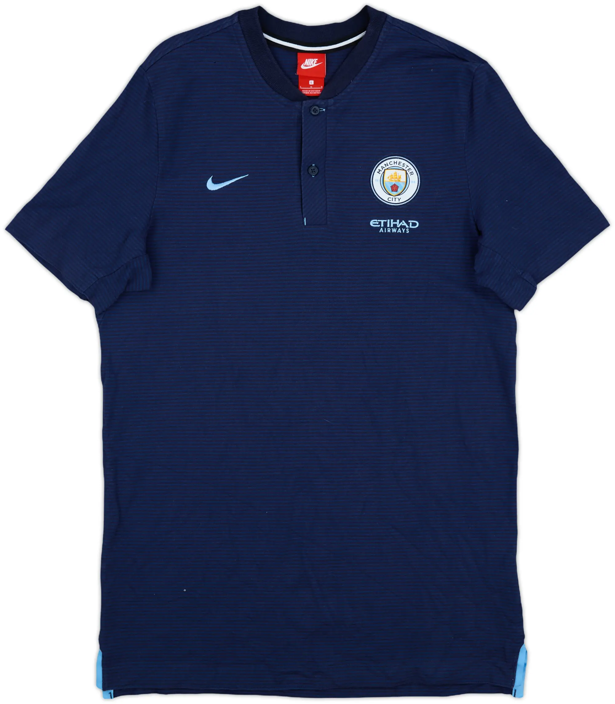 2017-18 Manchester City Player Issue Nike Training Shirt #U16 - 9/10 - (M)