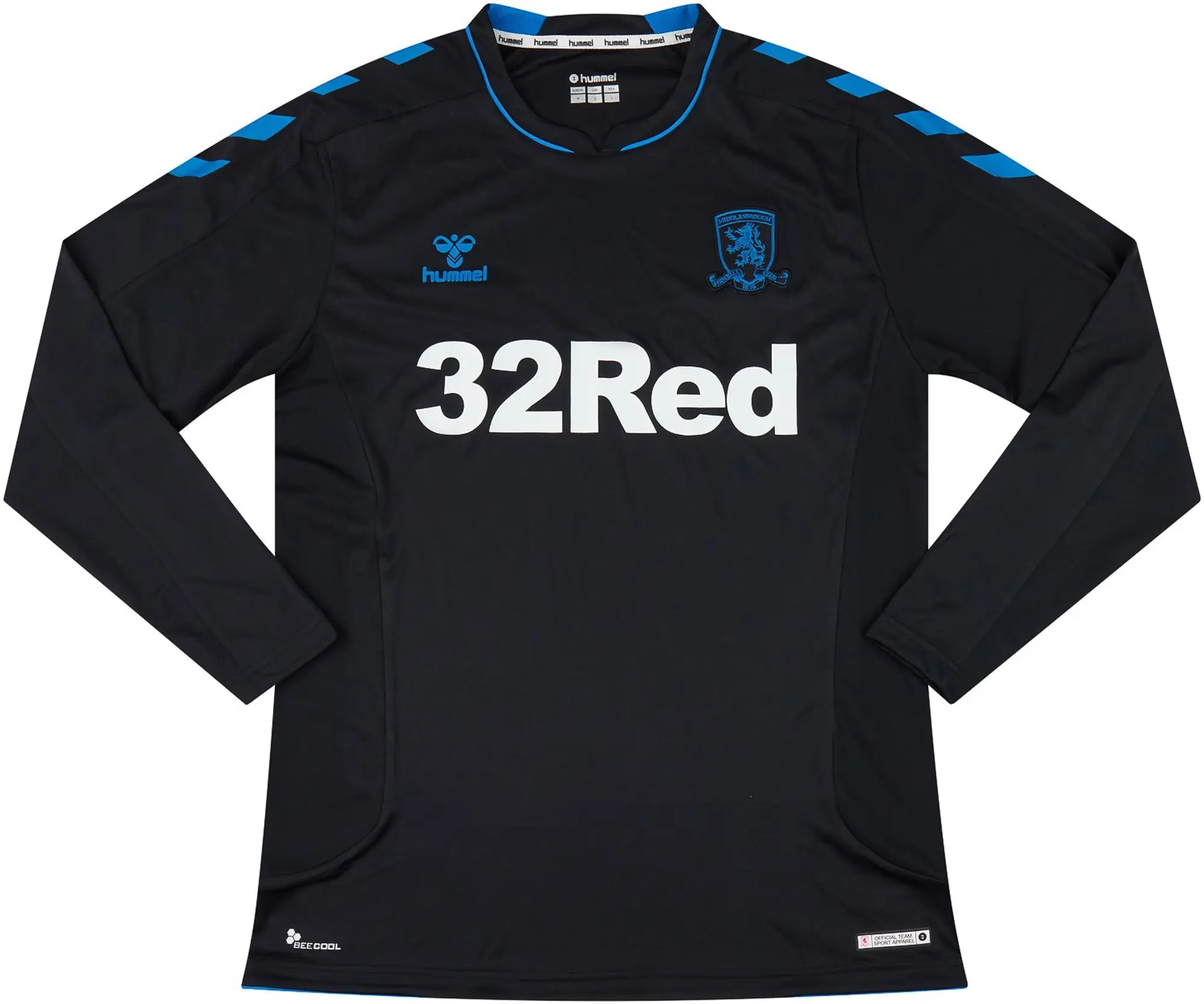 Hummel 2018-19 Middlesbrough Away L/S Shirt - 9/10 - (M)