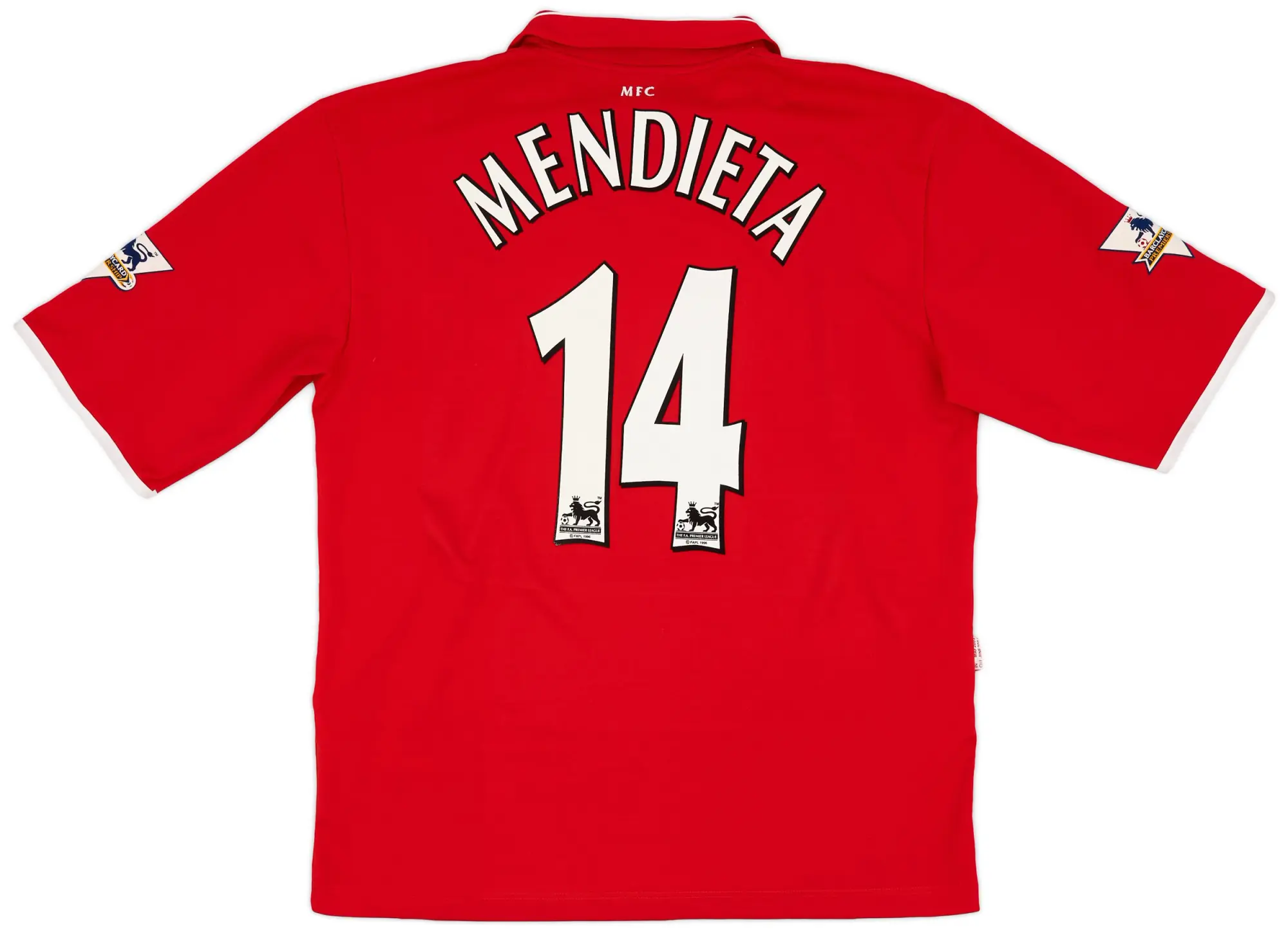 Errea 2003-04 Middlesbrough Home Shirt Mendieta #14 - 7/10 - (XXL)