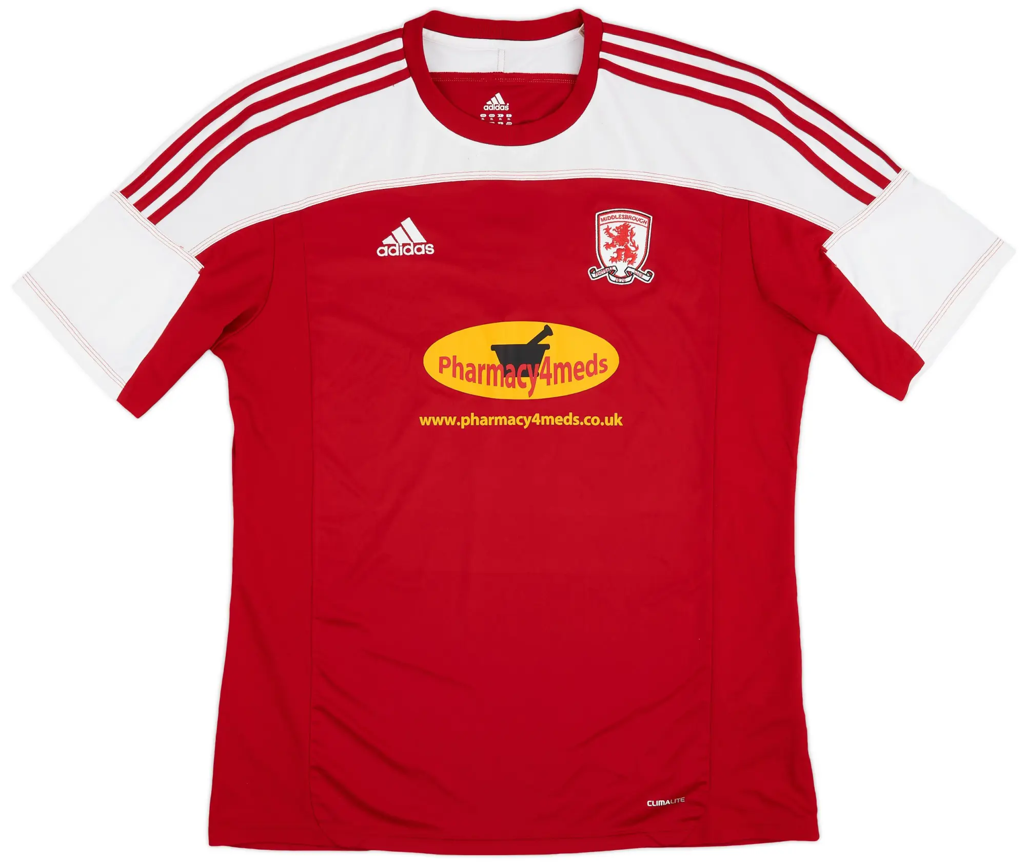 adidas 2011-12 Middlesbrough Youth/Women's Home Shirt #6 - 7/10 - (XL)