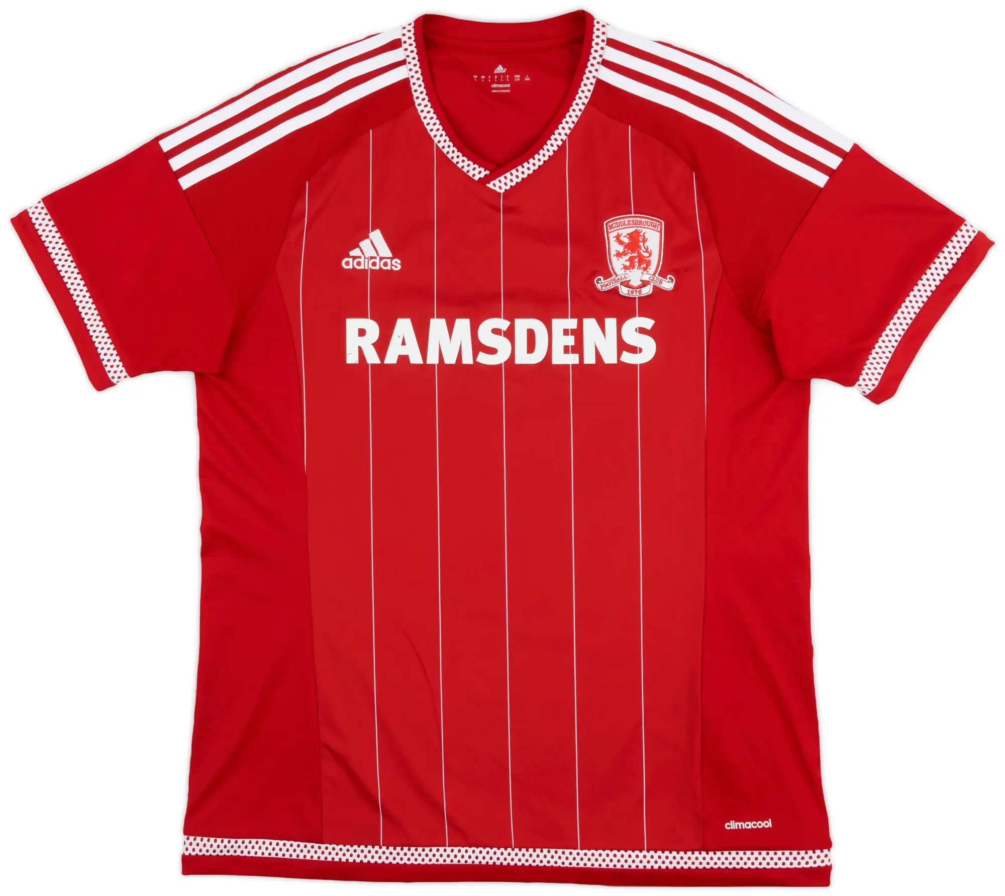 adidas 2015-16 Middlesbrough Home Shirt - 6/10 - (L)