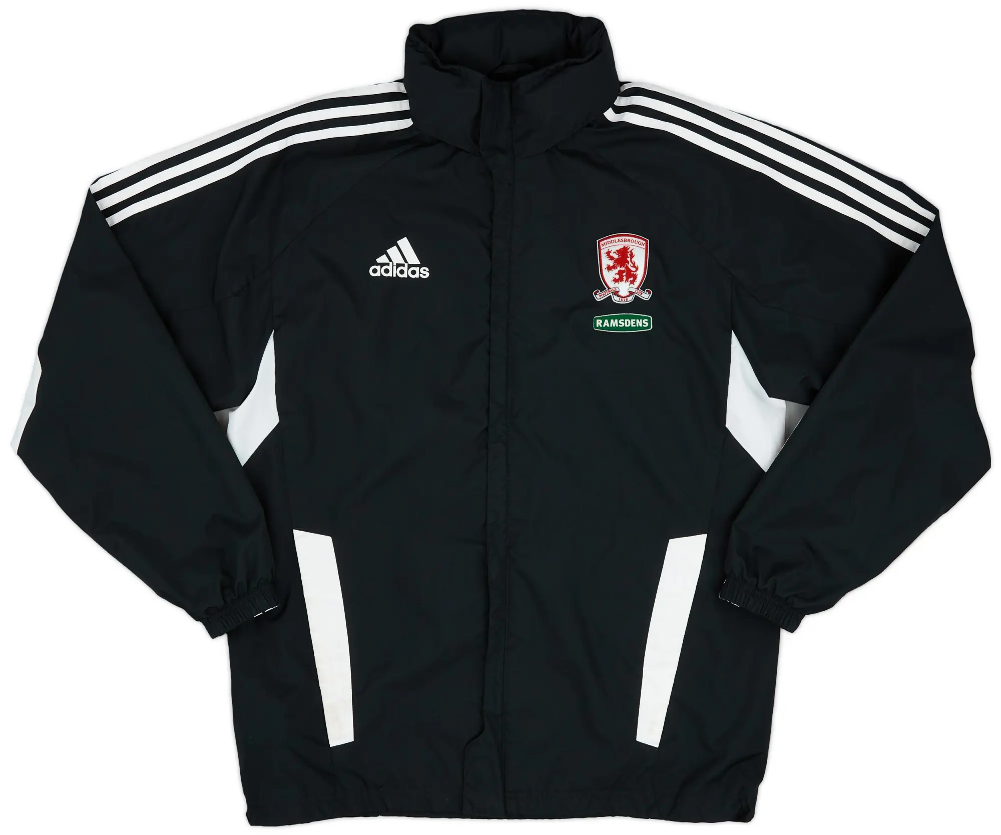 2011-12 Middlesbrough adidas Hooded Rain Jacket - 8/10 - (M)