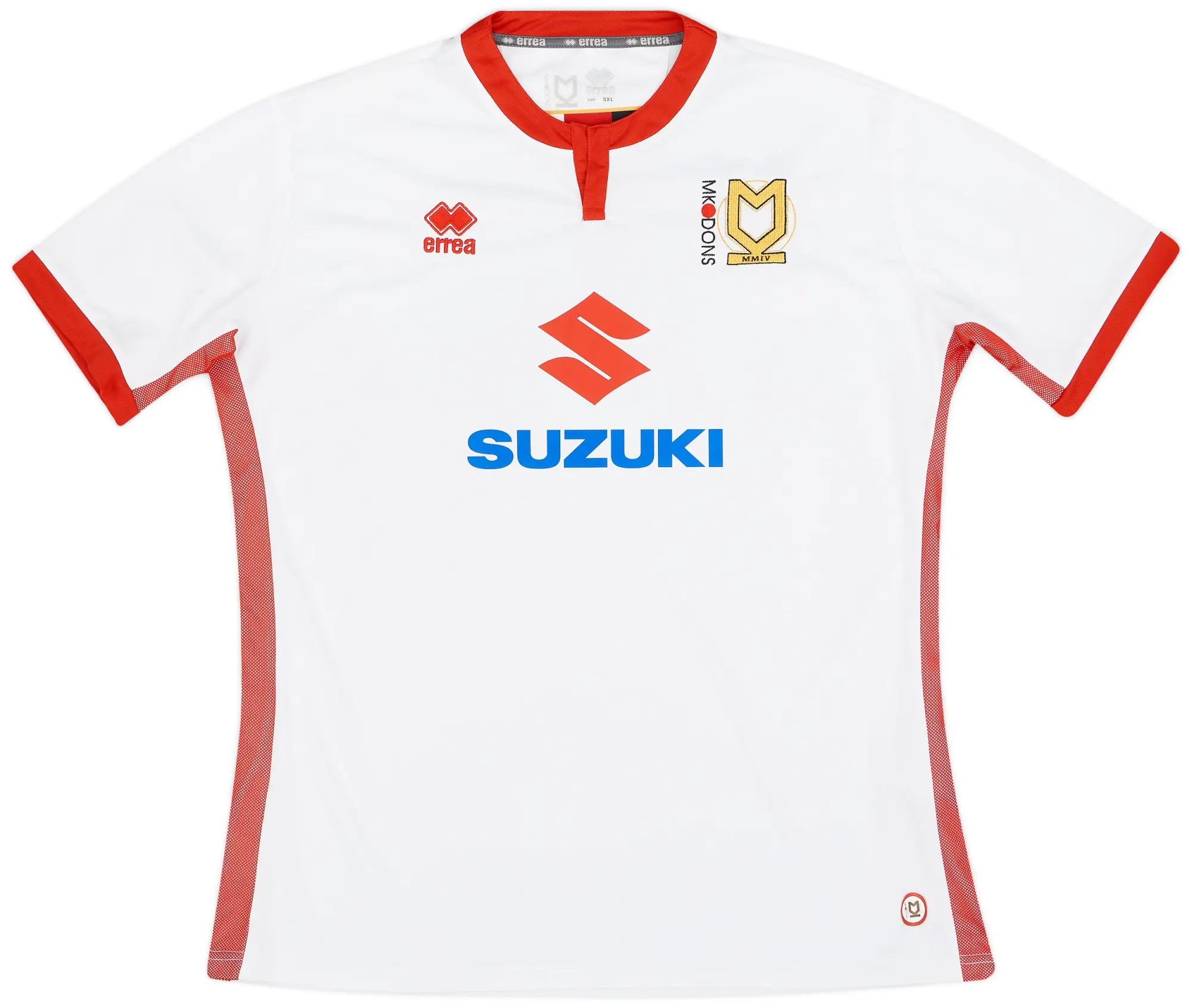 Errea 2017-18 MK Dons Home Shirt - 9/10 - (5XL)