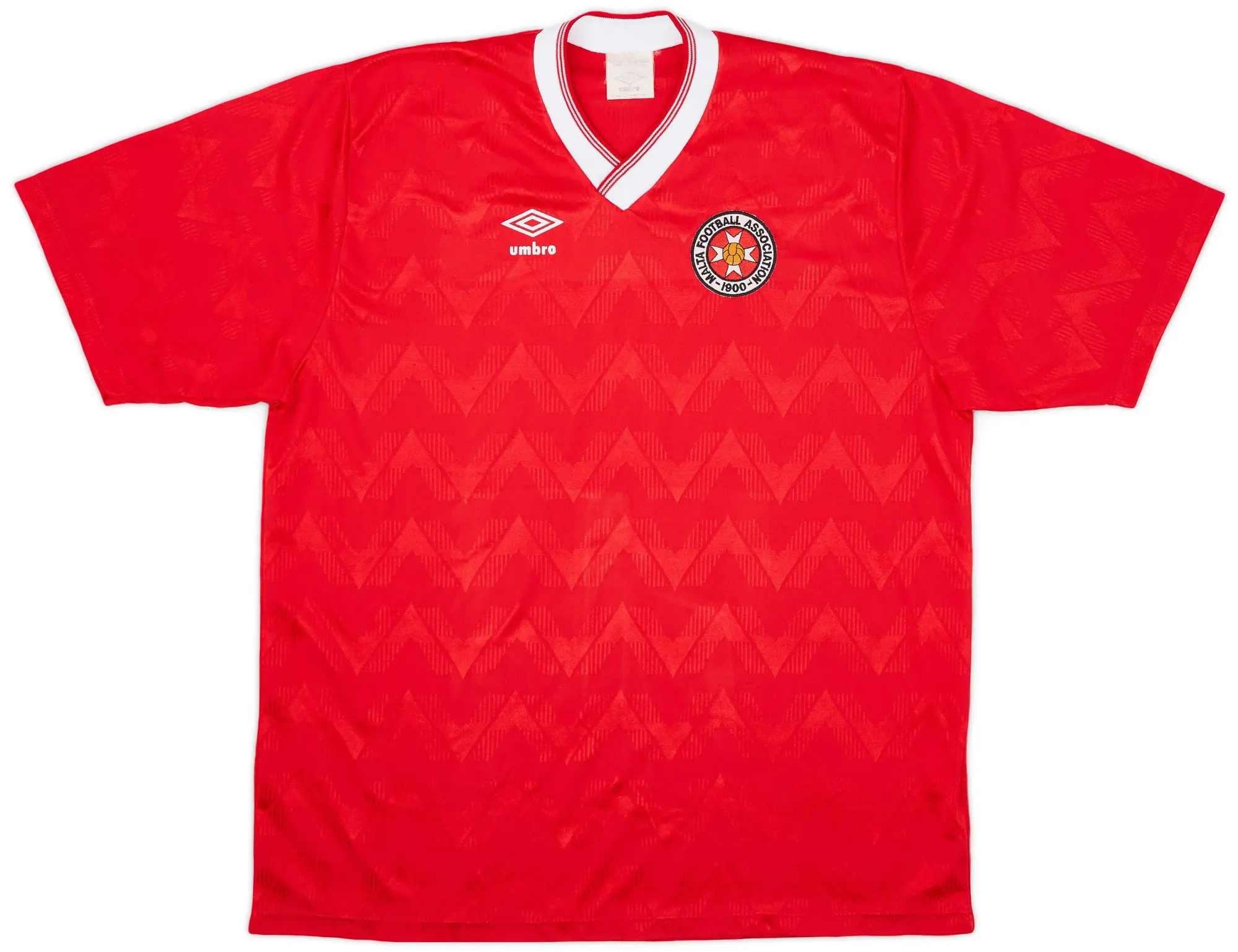 Umbro 1990 Malta Home Shirt - 9/10 - (L)
