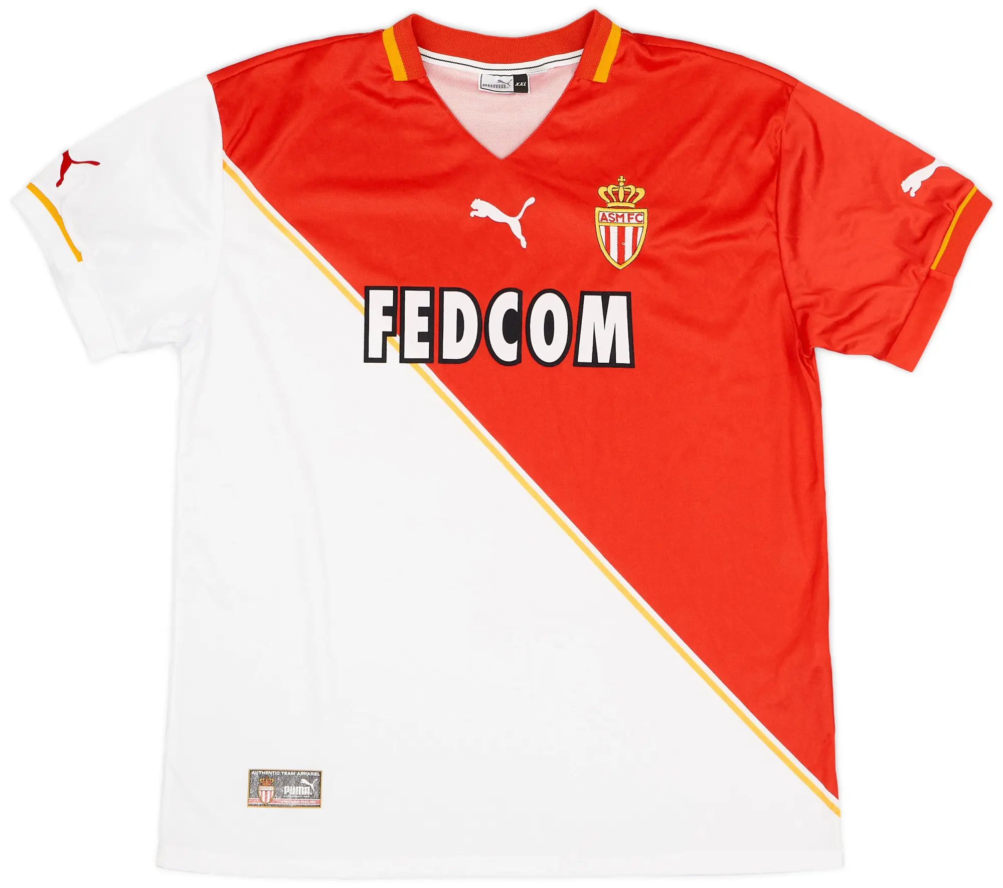 Puma 2001-02 Monaco Home Shirt - 9/10 - (XXL)