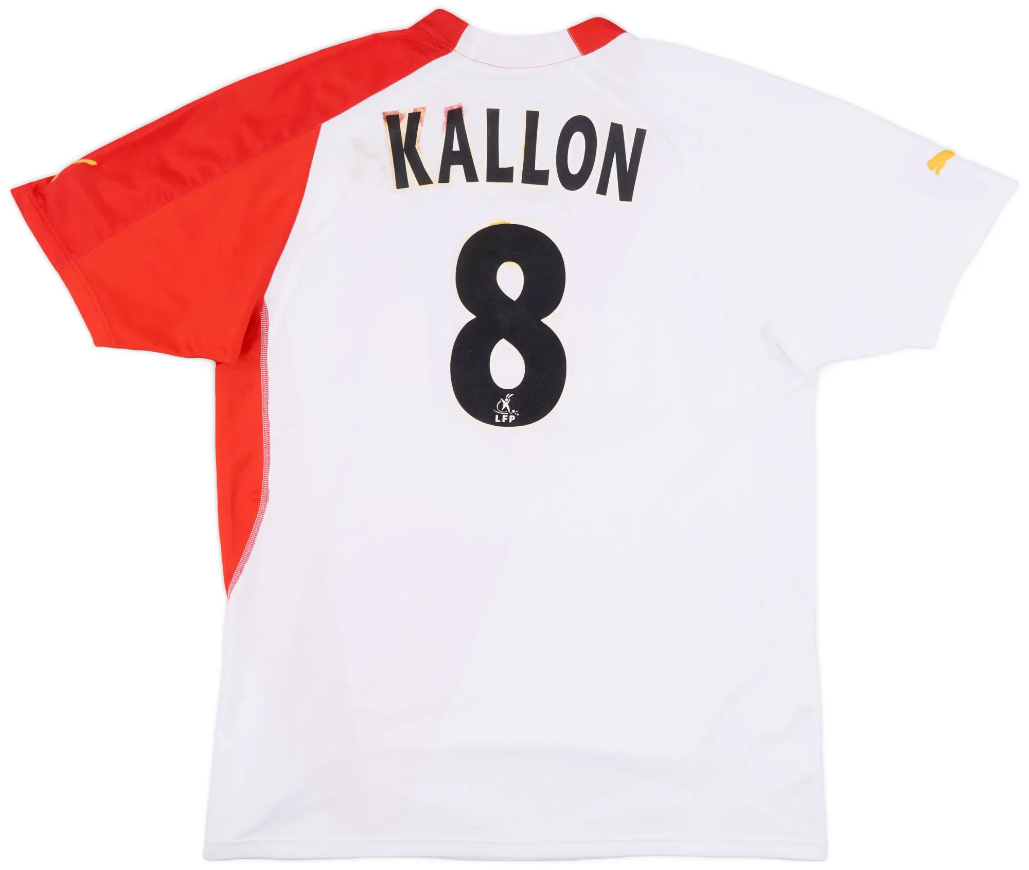 Puma 2004-06 Monaco Home Shirt Kallon #8 - 5/10 - (XL)