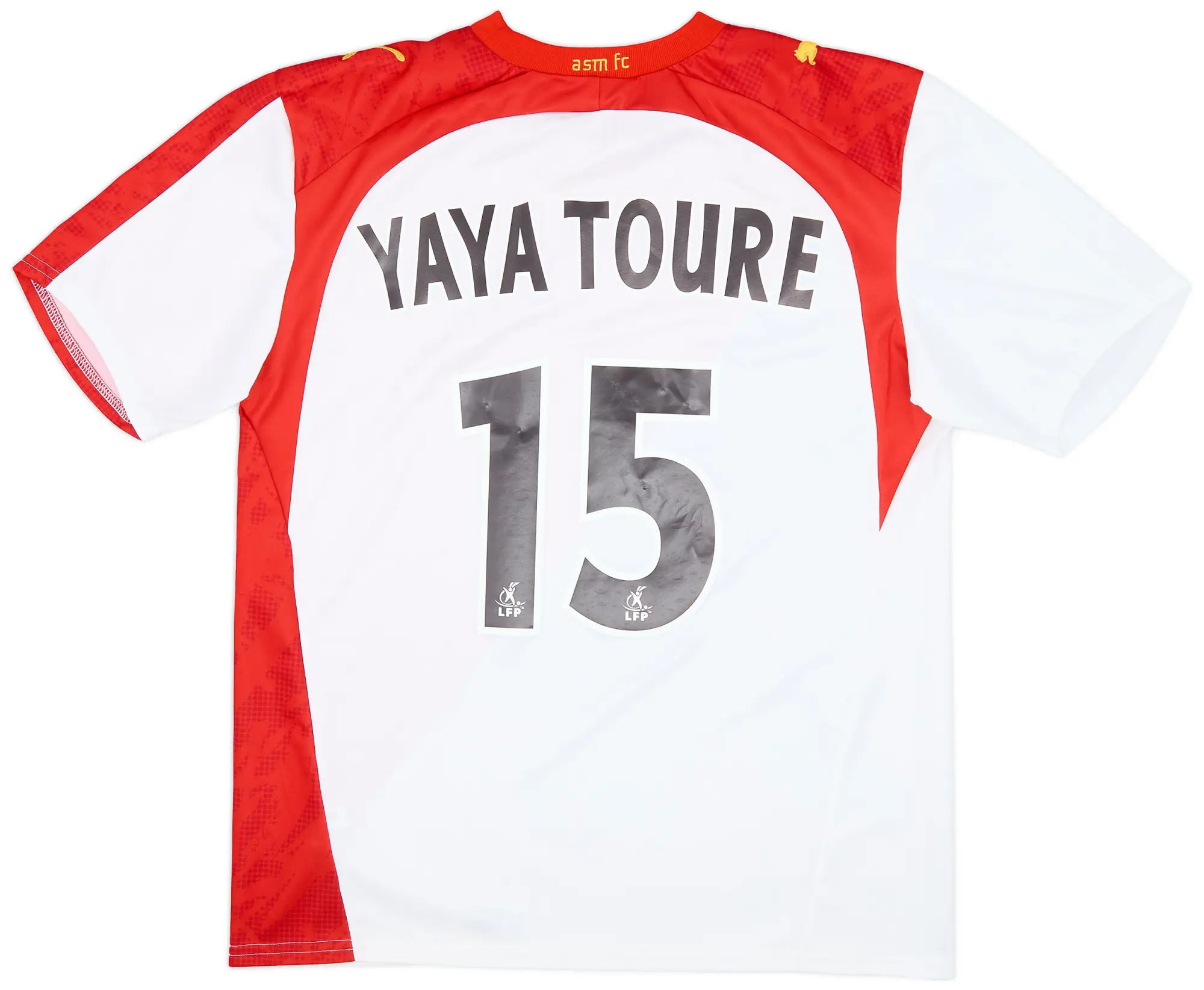 Puma 2006-07 Monaco Home Shirt Yaya Toure #15 - 9/10 - (XL.Boys)