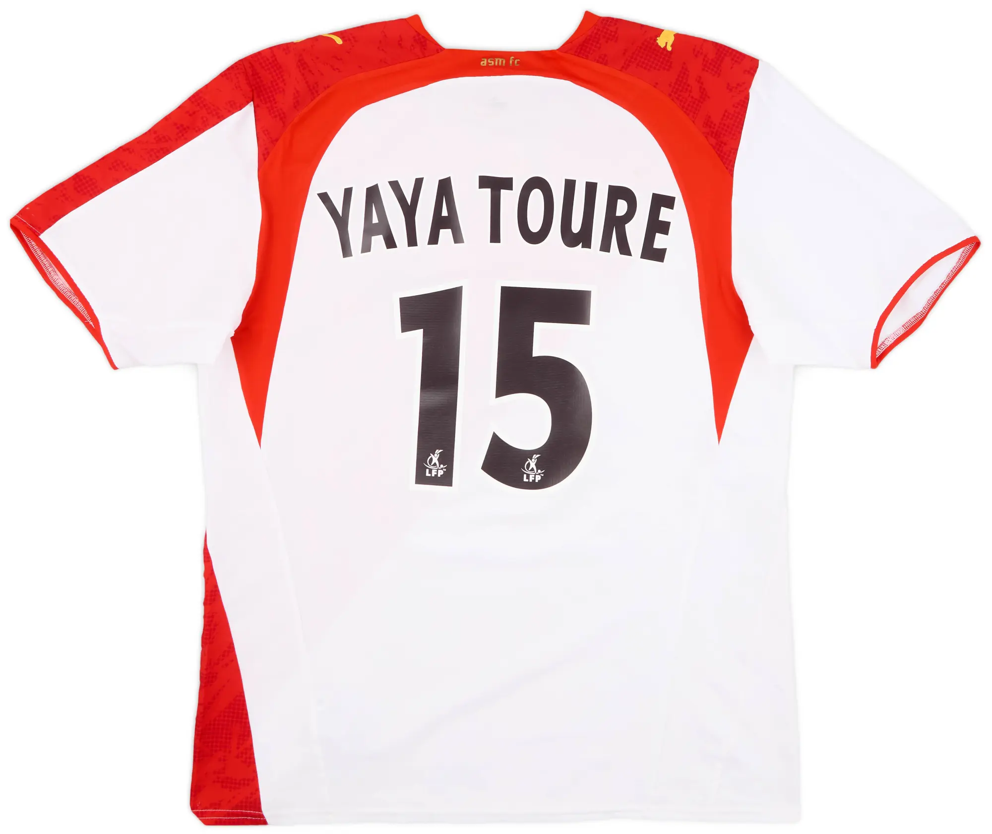 Puma 2006-07 Monaco Home Shirt Yaya Toure #15 - 9/10 - (L)