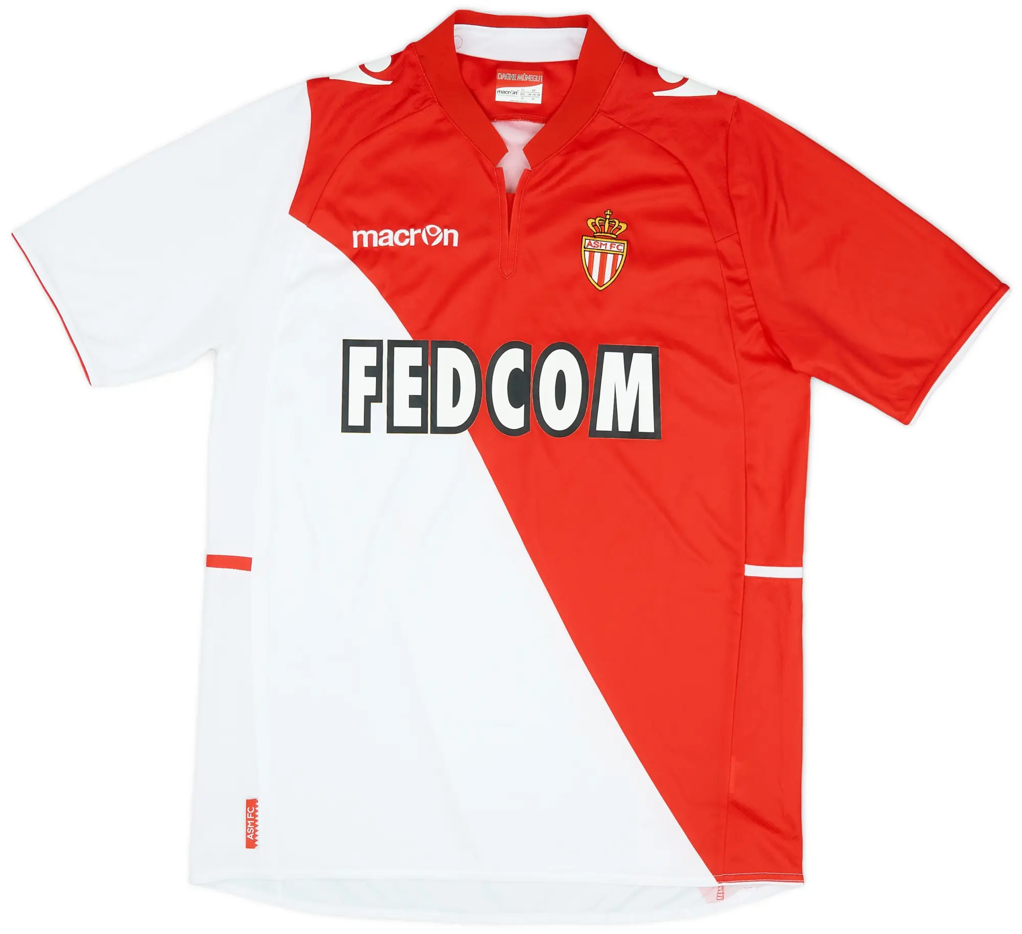 Macron 2013-14 Monaco Home Shirt - 8/10 - (XL)