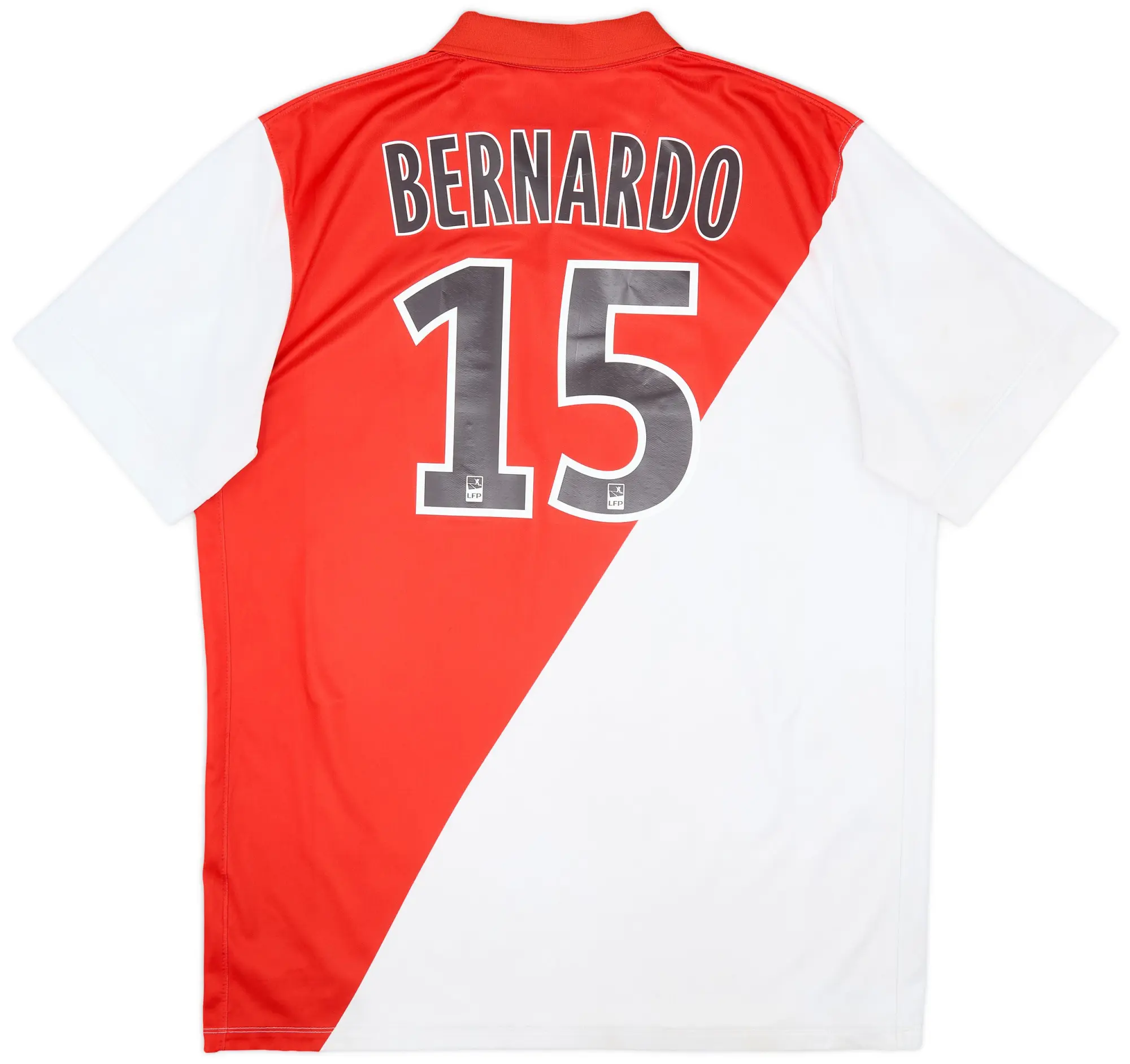 Nike 2014-15 Monaco Home Shirt Bernardo #15 - 6/10 - (XL)