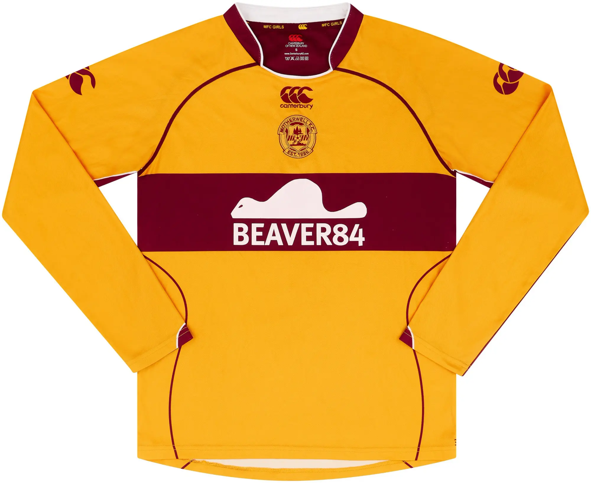 2009-10 Motherwell Women's Home L/S Shirt #3 - 8/10 - (S)