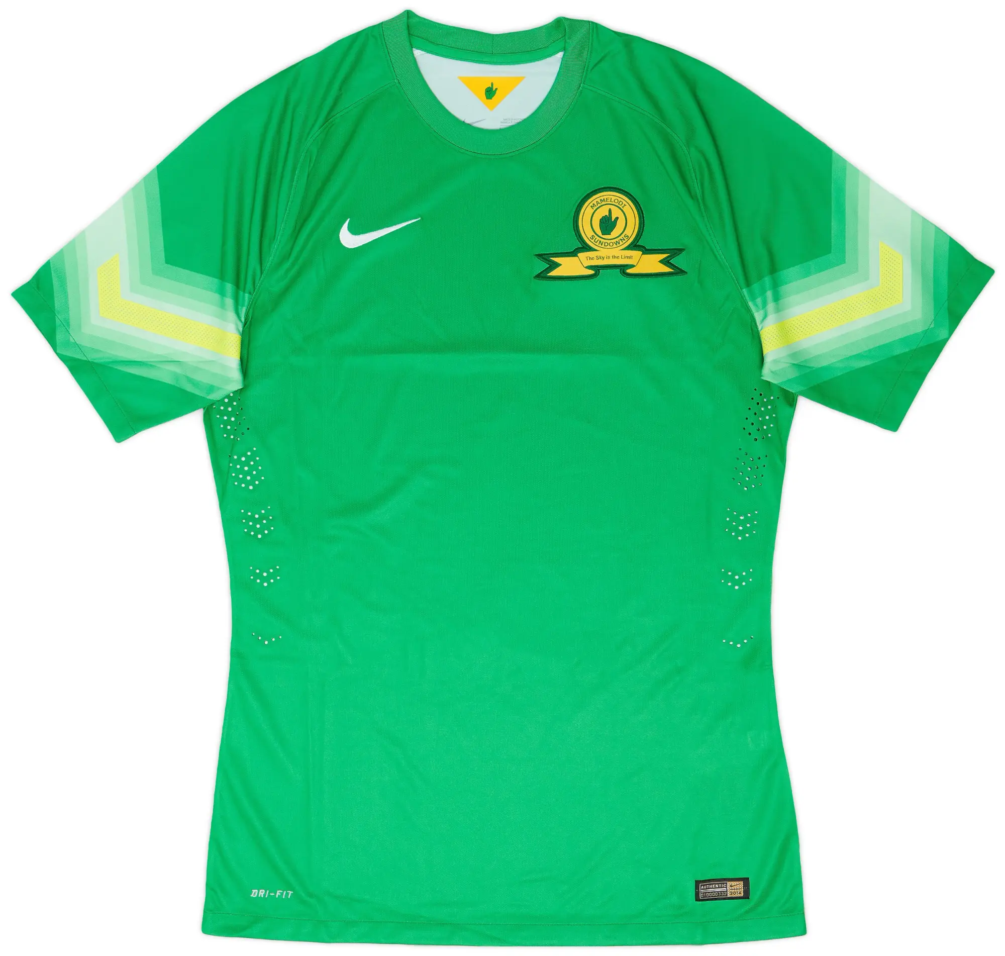 Nike 2014-15 Mamelodi Sundowns Authentic GK Away S/S Shirt - 8/10 - (L)