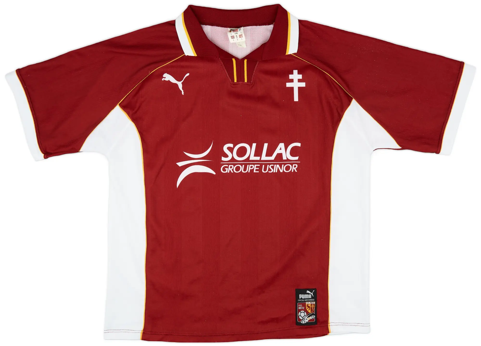 Puma 1998-99 Metz Home Shirt - 9/10 - (L)