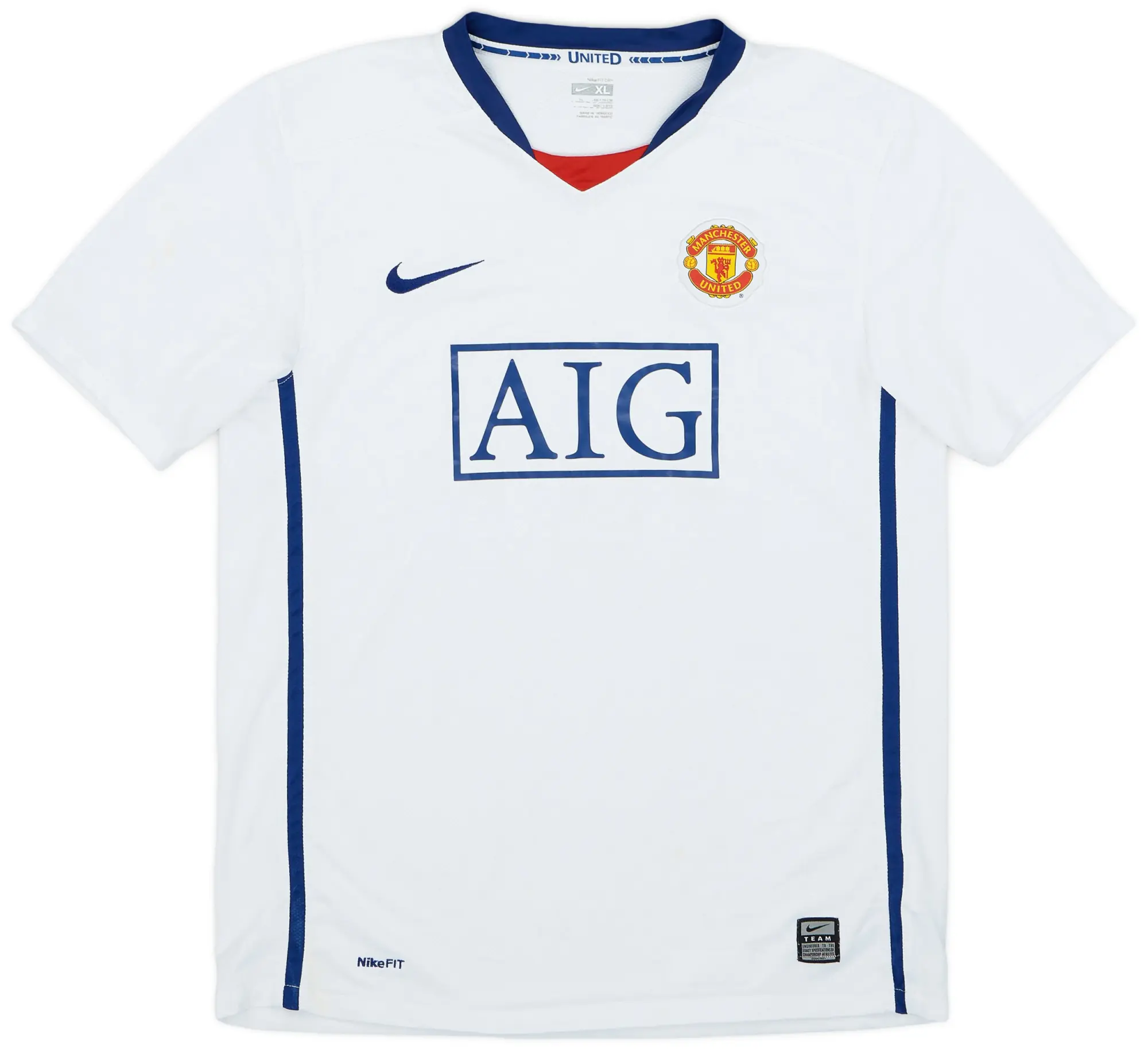 Nike 2008-10 Manchester United Away Shirt - 7/10 - (XL.Boys)