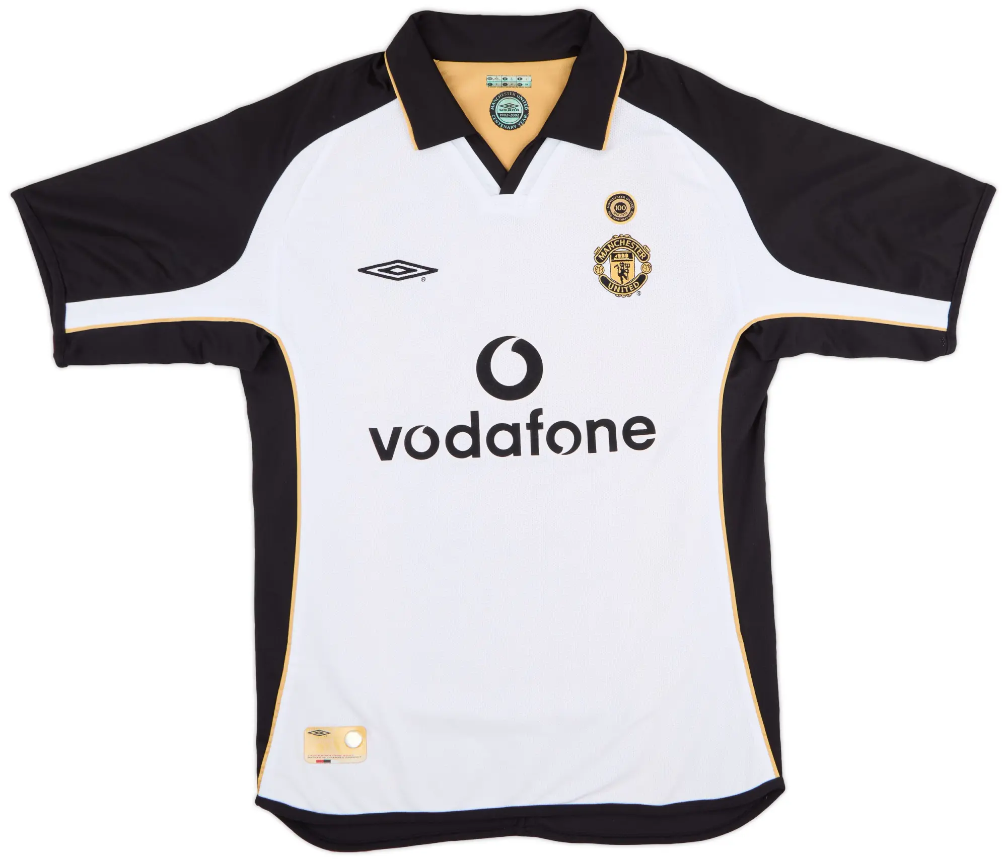 Umbro Manchester United Mens SS Away Shirt 2001/02 | MUNC01543-282