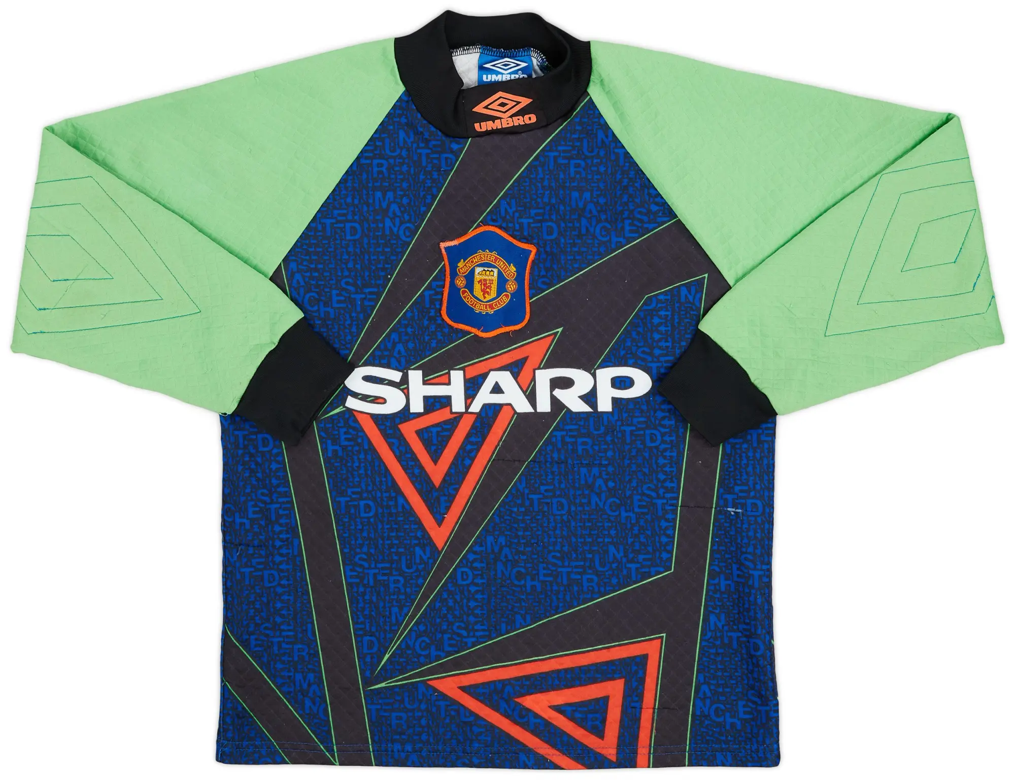 Umbro 1994-96 Manchester United GK Shirt - 7/10 - (Y)