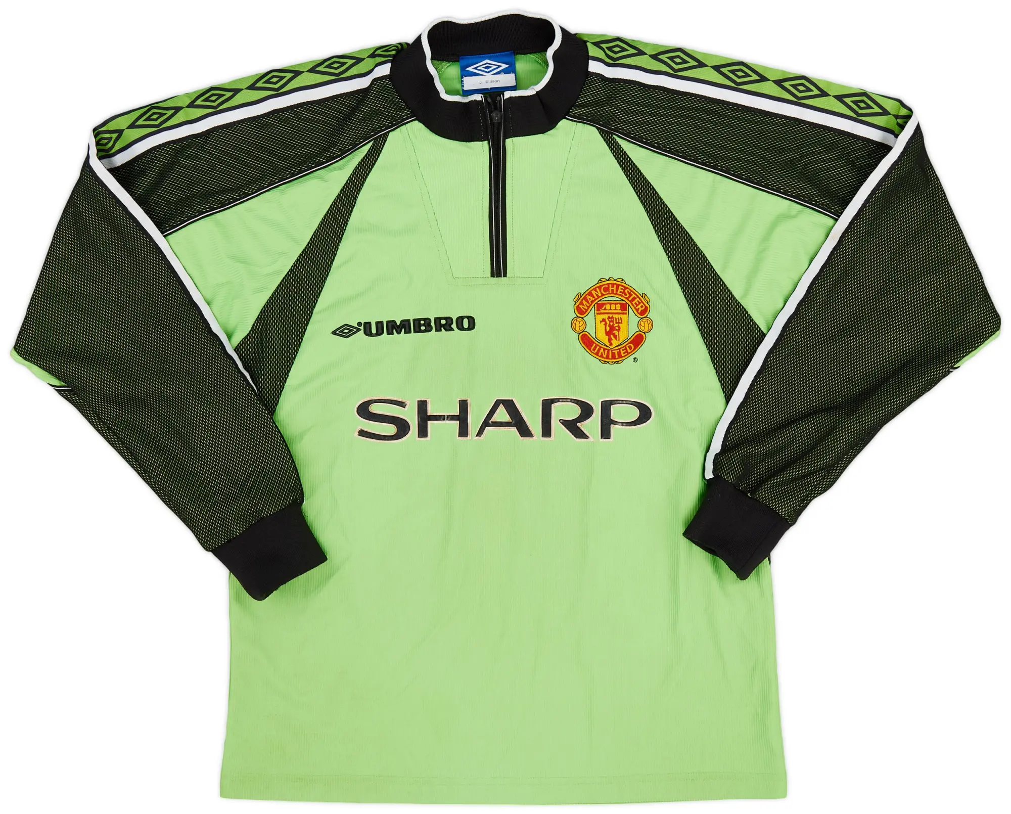 Umbro 1998-99 Manchester United GK Shirt - 7/10 - (Y)