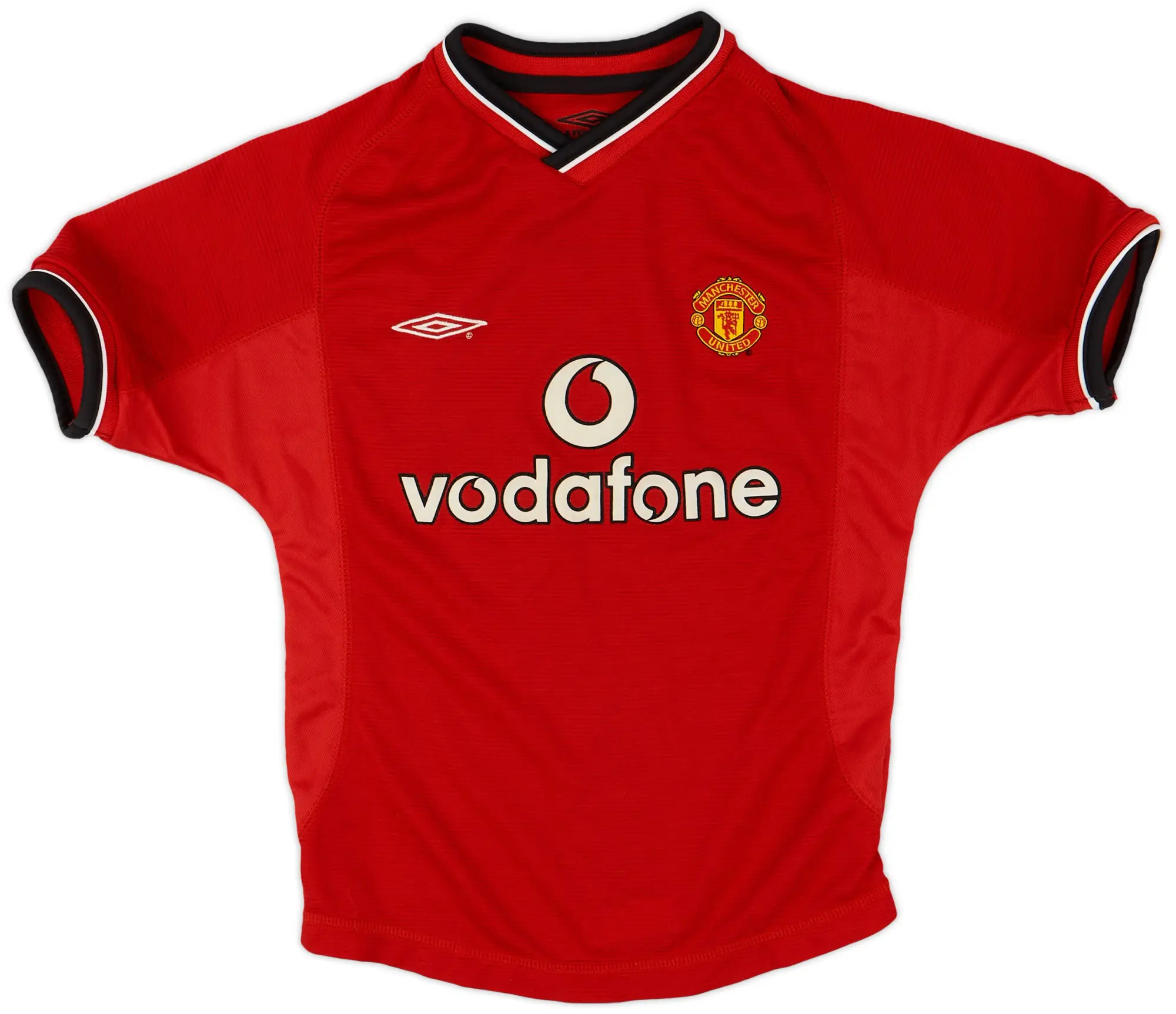 Umbro 2000-02 Manchester United Home Shirt - 8/10 - (S.Boys)
