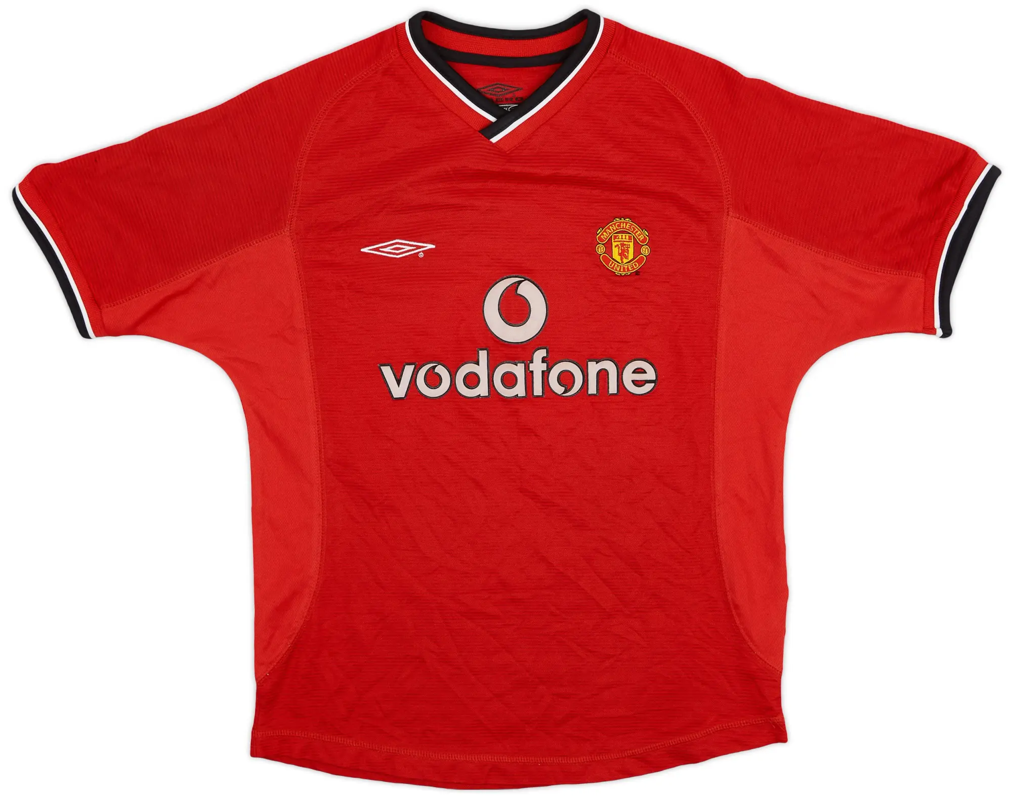 Umbro 2000-02 Manchester United Home Shirt - 8/10 - (M.Boys)