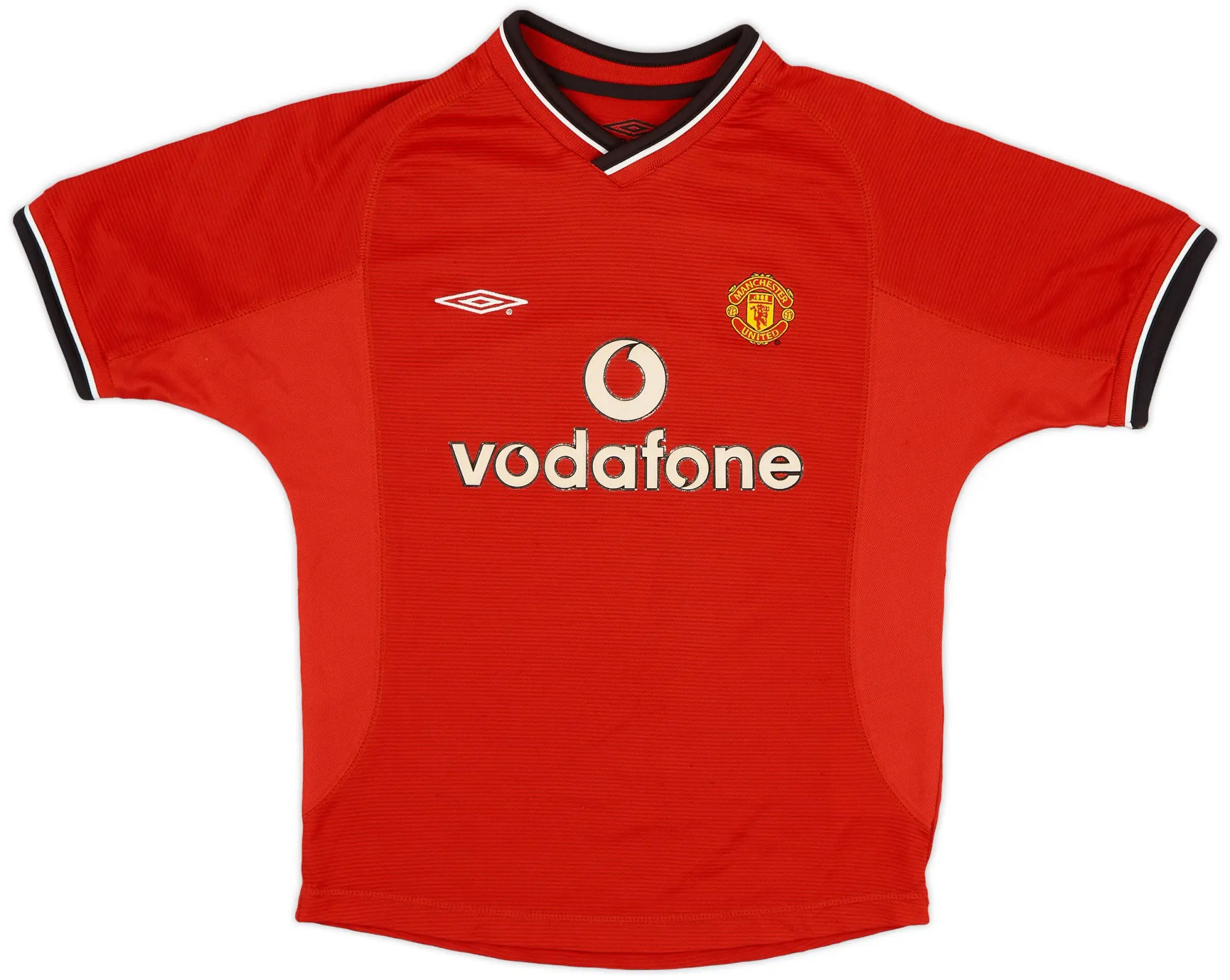 Umbro 2000-02 Manchester United Home Shirt - 7/10 - (S.Boys)