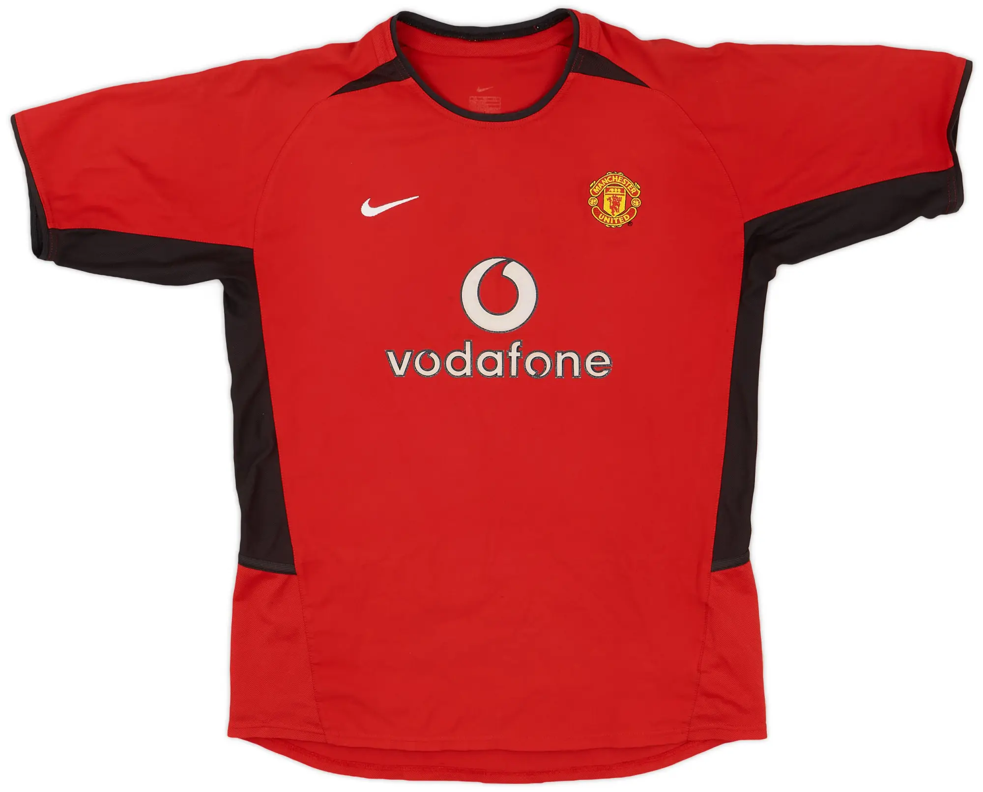 Nike 2002-04 Manchester United Home Shirt - 8/10 - (XL.Boys)