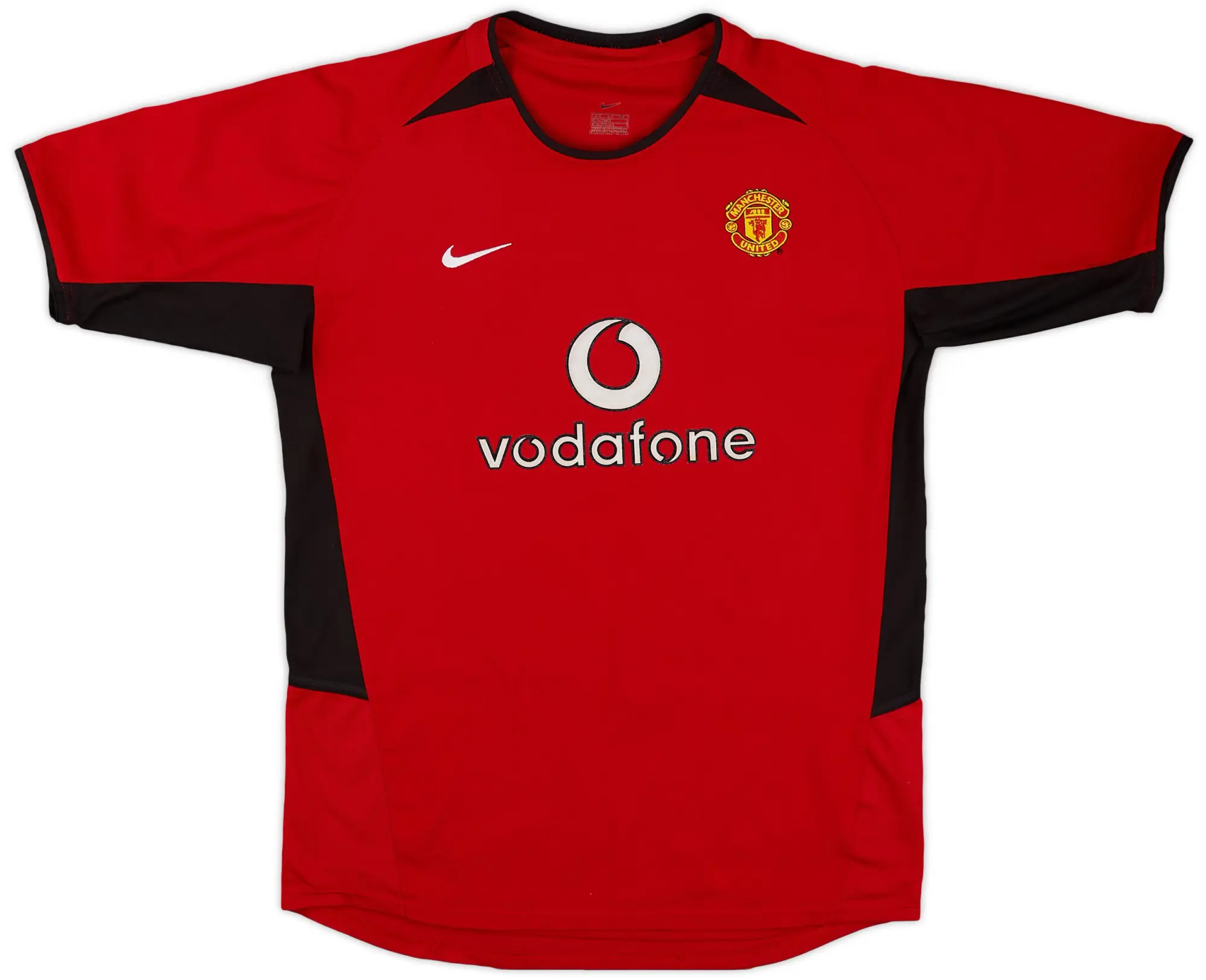Nike 2002-04 Manchester United Home Shirt - 9/10 - (XL.Boys)