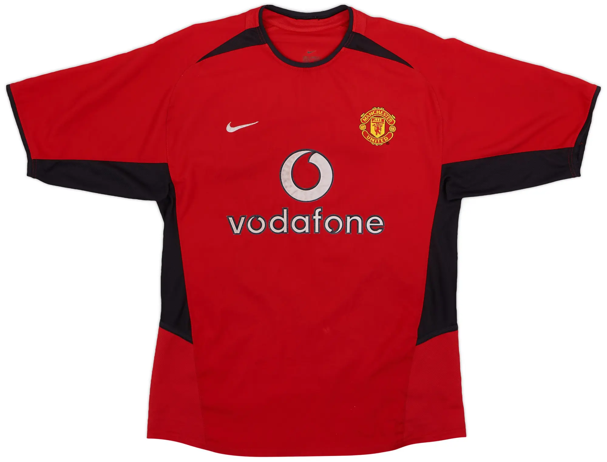 Nike 2002-04 Manchester United Home Shirt - 9/10 - (XL.Boys)