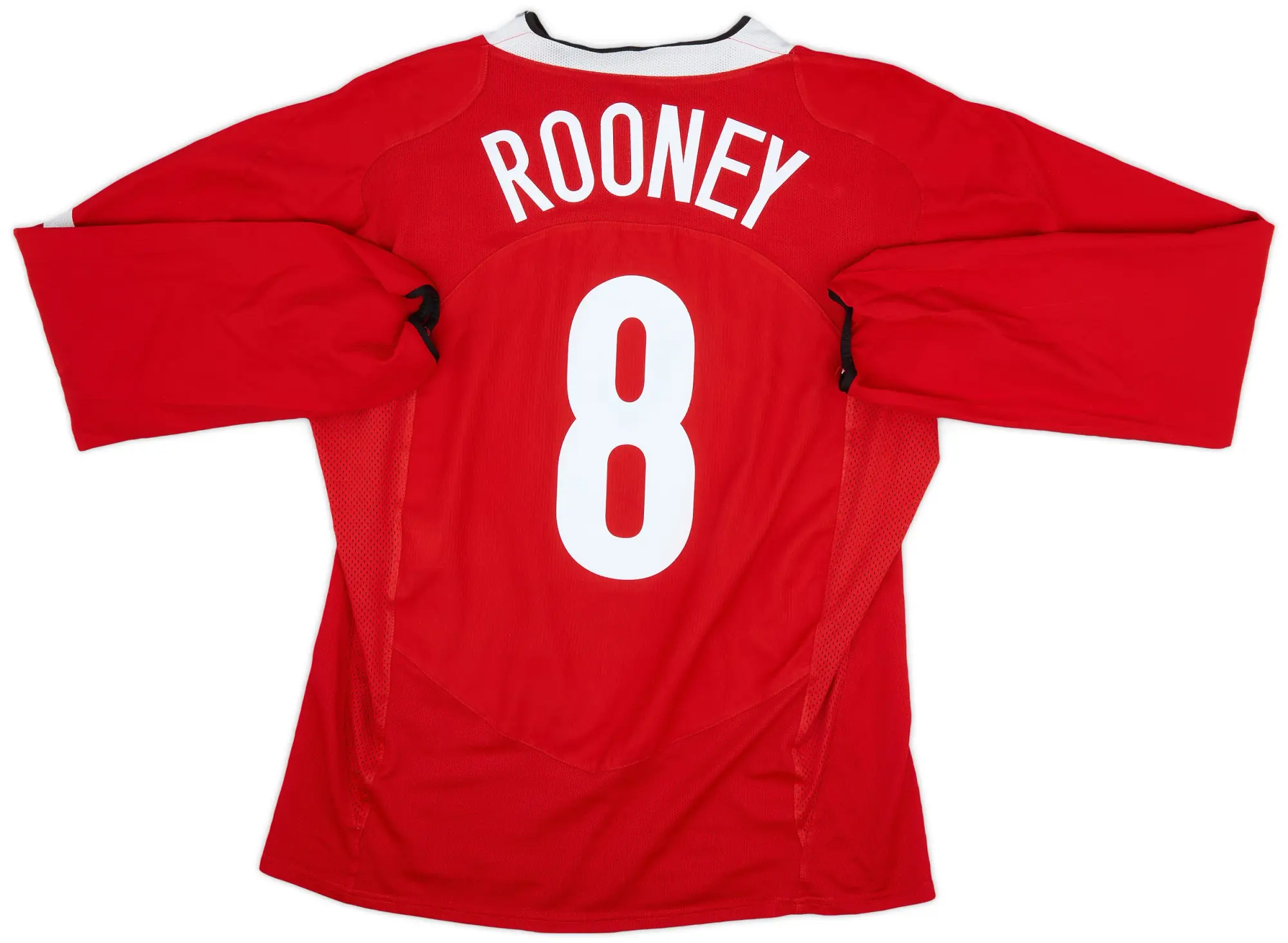 Nike 2004-06 Manchester United Home L/S Shirt Rooney #8 - 8/10 - (XL)