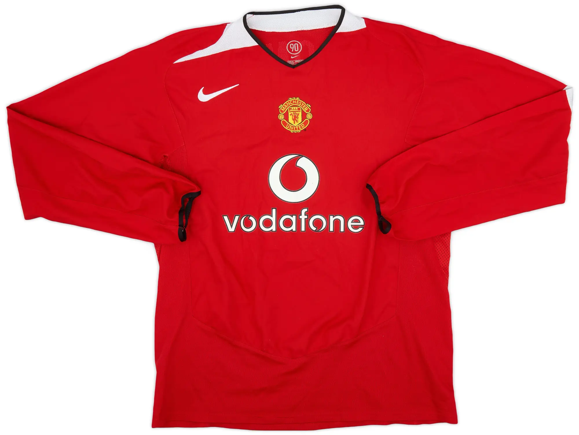 Nike 2004-06 Manchester United Home L/S Shirt Rooney #8 - 8/10 - (XL)