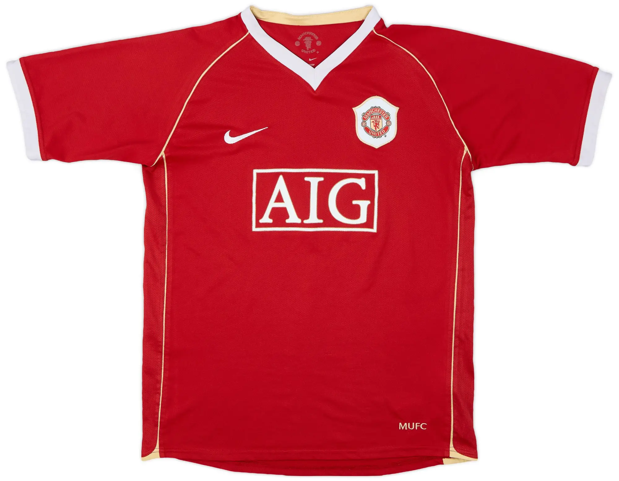 Nike 2006-07 Manchester United Home Shirt Solskjaer #20 - 5/10 - (XL)