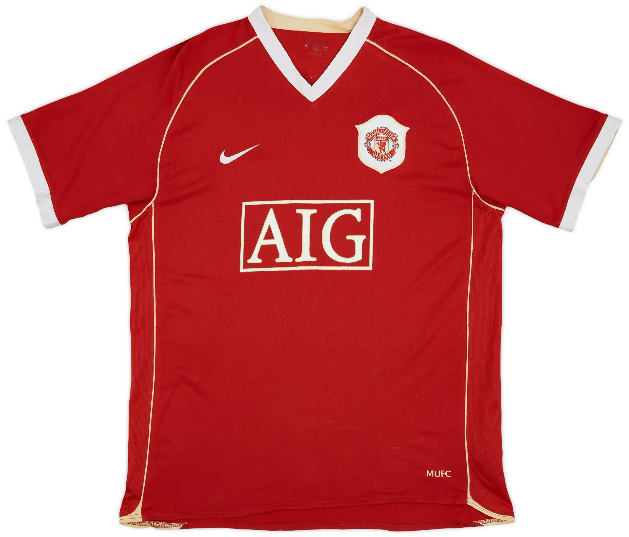 Nike 2006-07 Manchester United Home Shirt Solskjaer #20 - 5/10 - (XL)