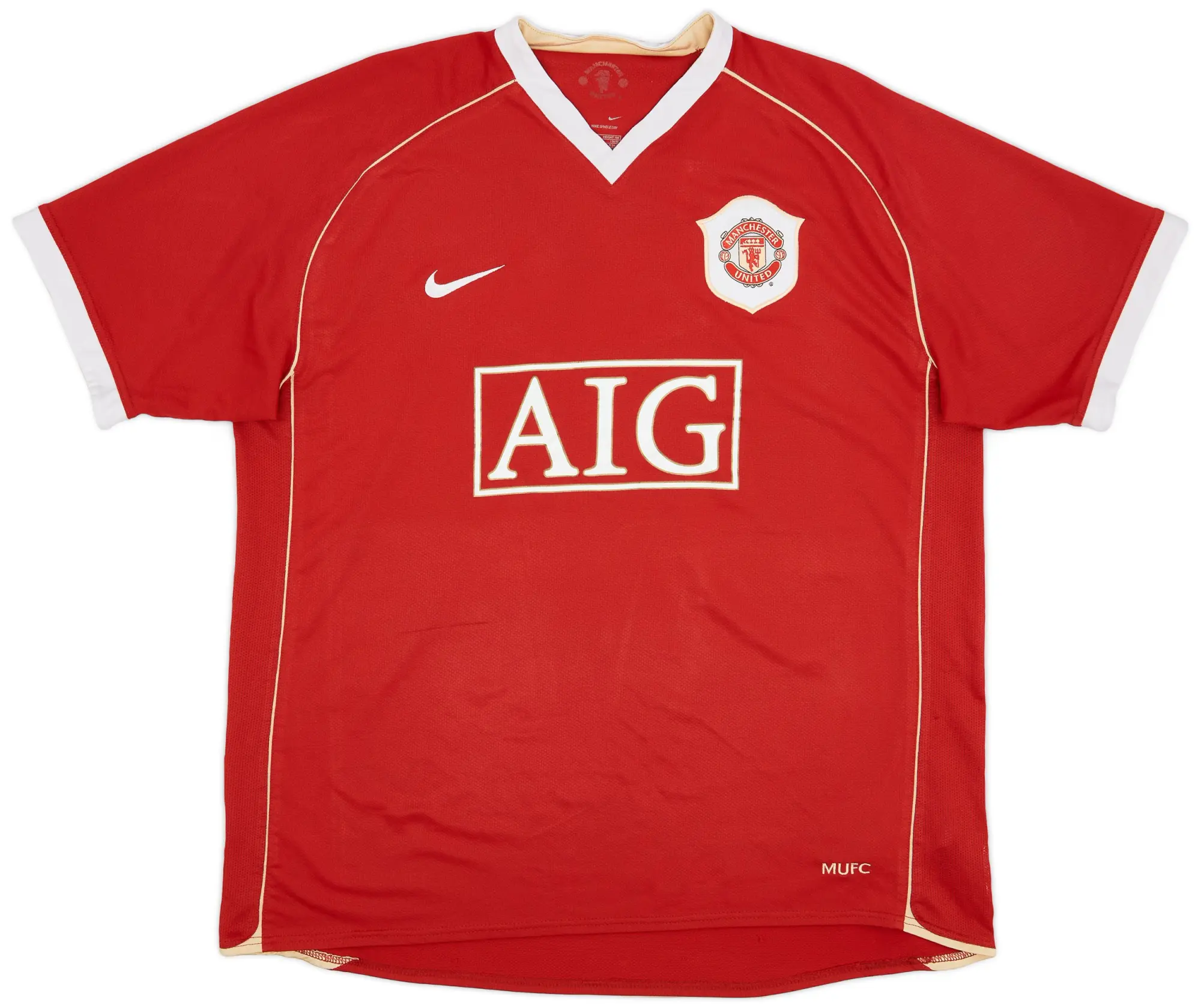 Nike 2006-07 Manchester United Home Shirt Ronaldo #7 - 8/10 - (XL)