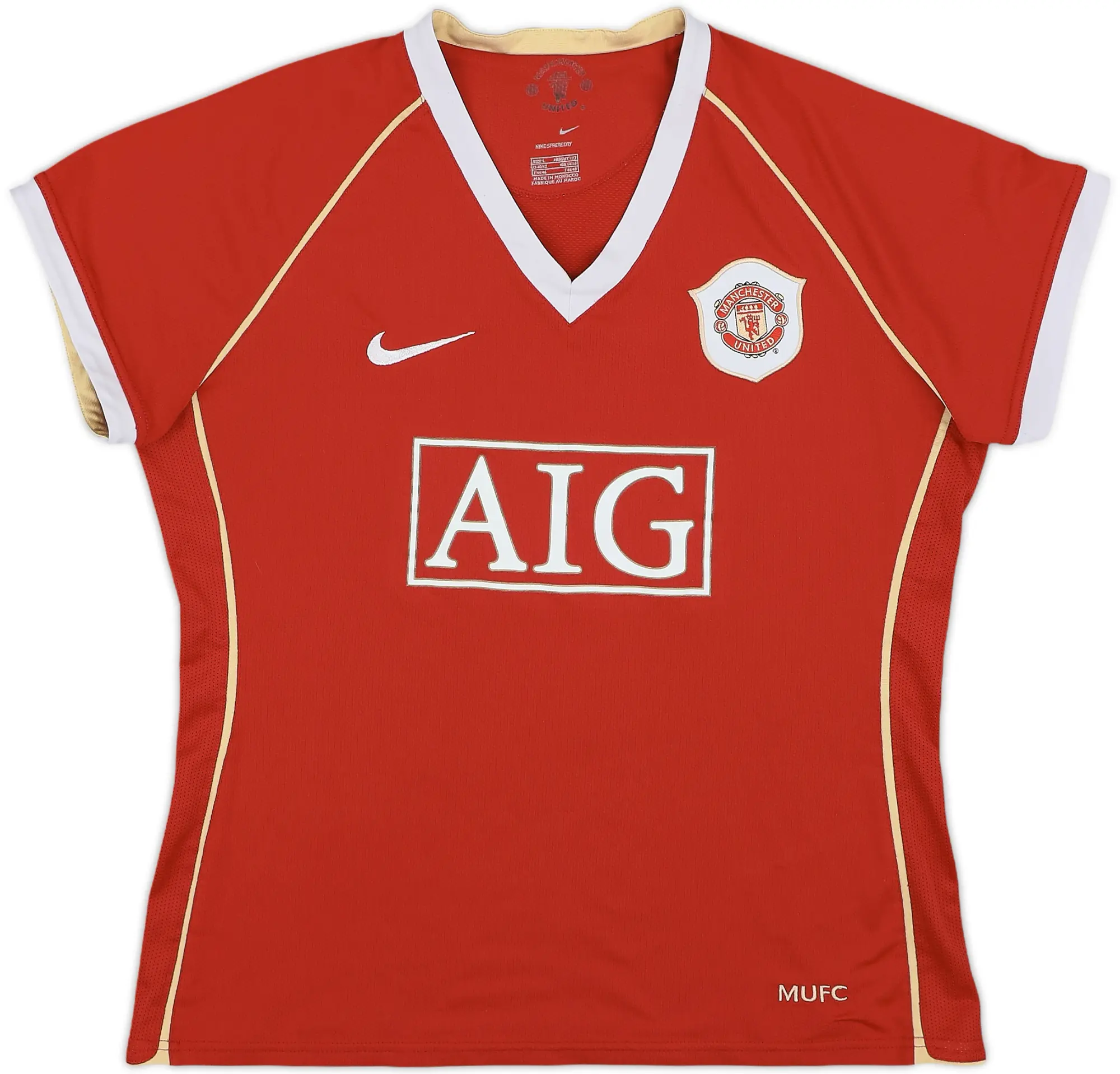 Nike 2006-07 Manchester United Home Shirt Evra #3 - 6/10 - (L)