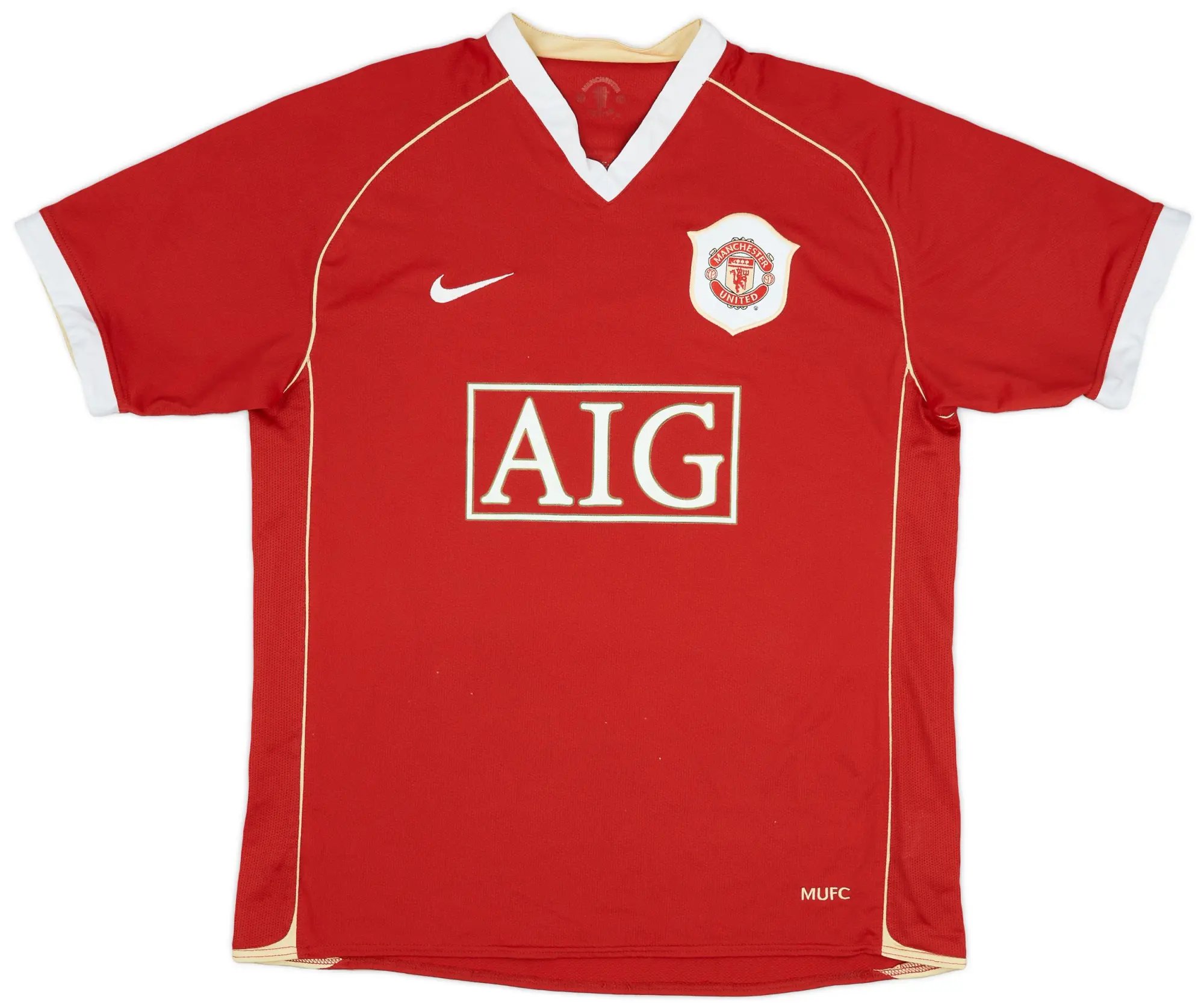 Nike 2006-07 Manchester United Home Shirt Evra #3 - 6/10 - (L)
