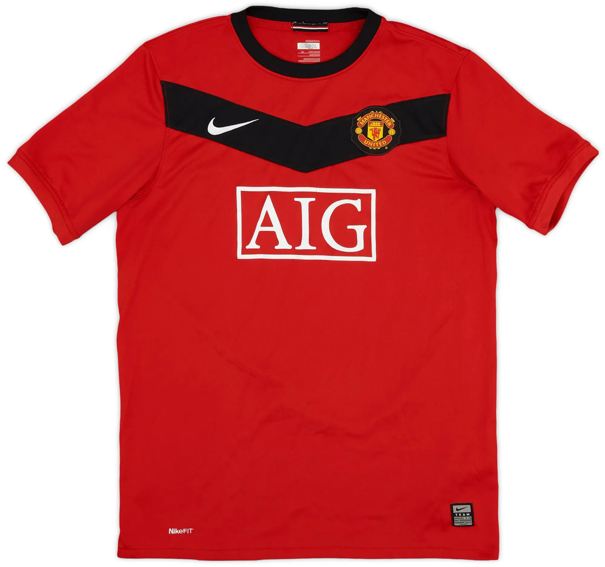 Nike 2009-10 Manchester United Home Shirt - 7/10 - (XL.Boys)