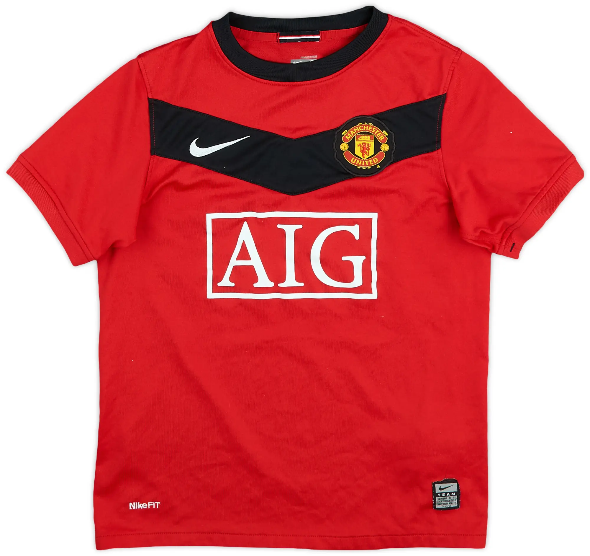 Nike 2009-10 Manchester United Home Shirt Owen #7 - 8/10 - (S)