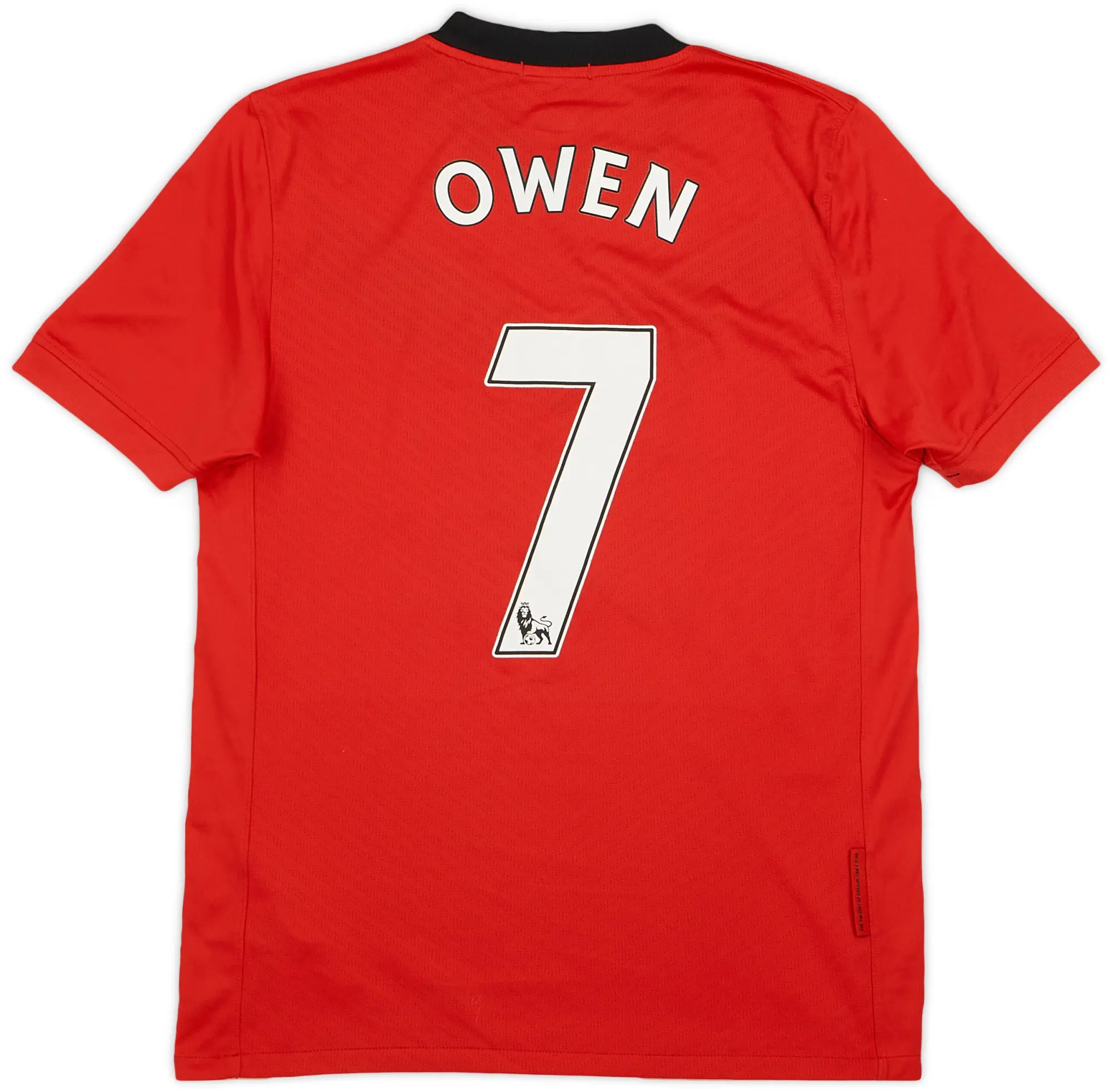 Nike 2009-10 Manchester United Home Shirt Owen #7 - 8/10 - (S)