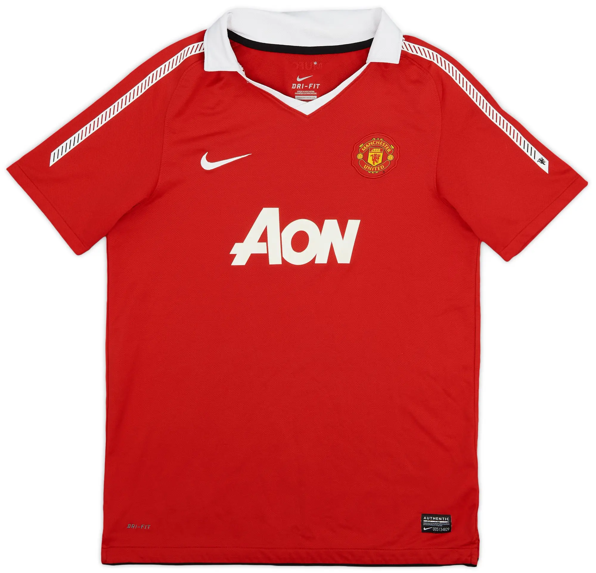 Nike Manchester United Boys SS Home Shirt 2010/11