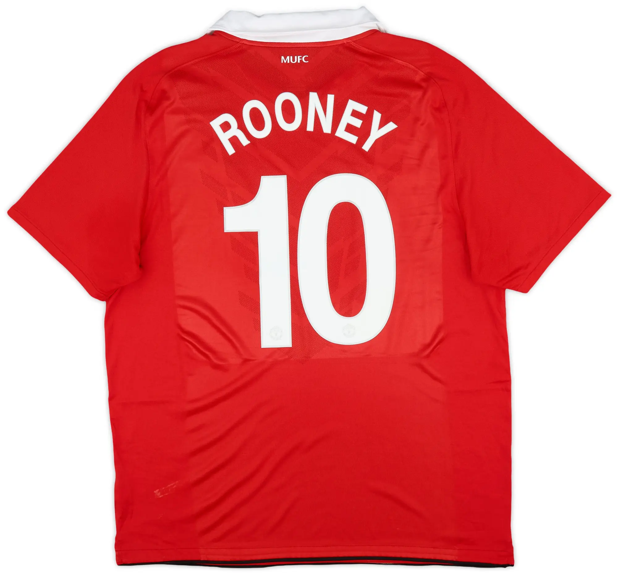 Nike 2010-11 Manchester United Home Shirt Rooney #10 - 6/10 - (XL)